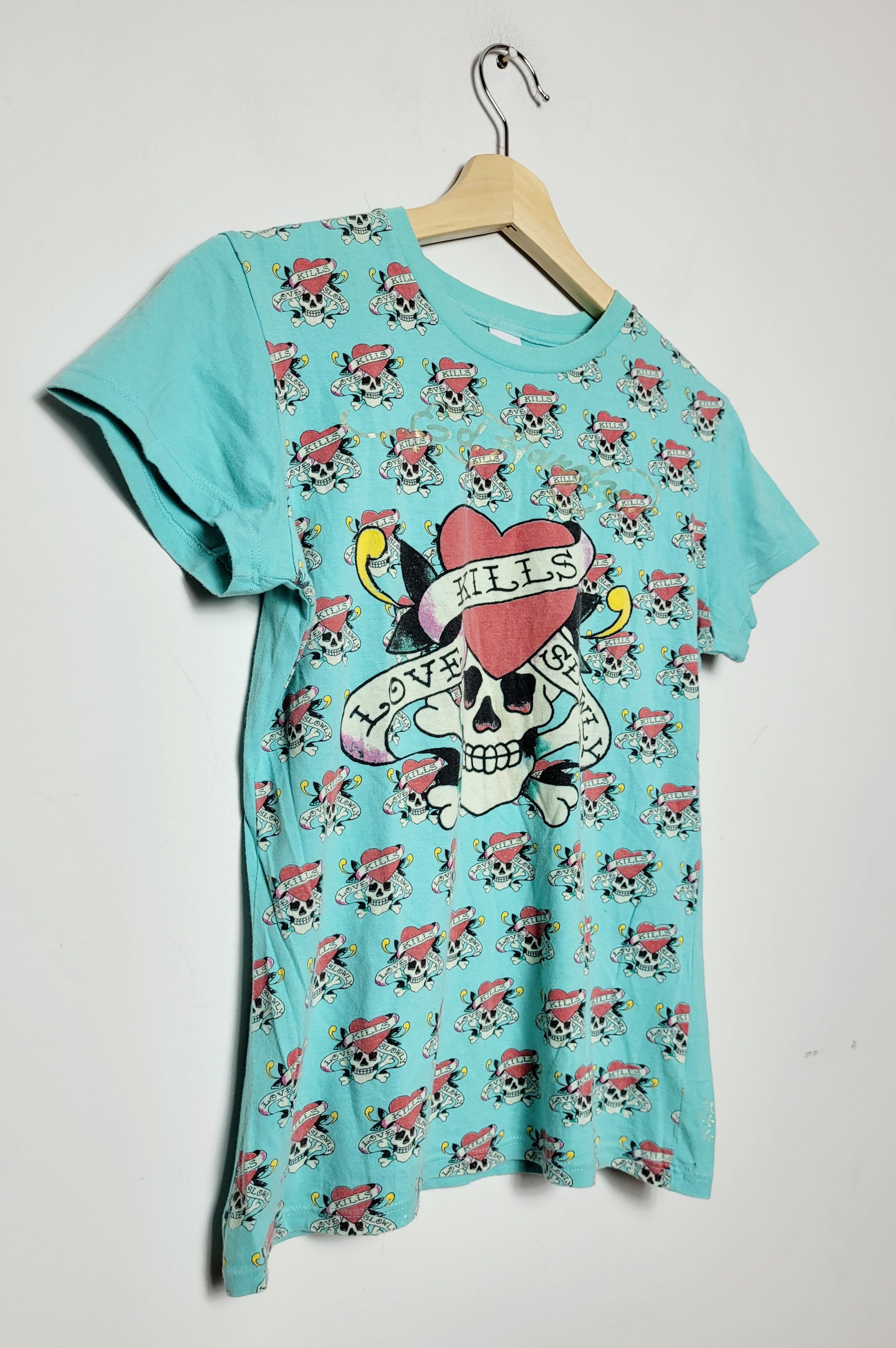 Christian Audigier × Ed Hardy × Vintage Ed Hardy multilogo vintage made in USA Size M / US 6-8 / IT 42-44 - 4 Thumbnail