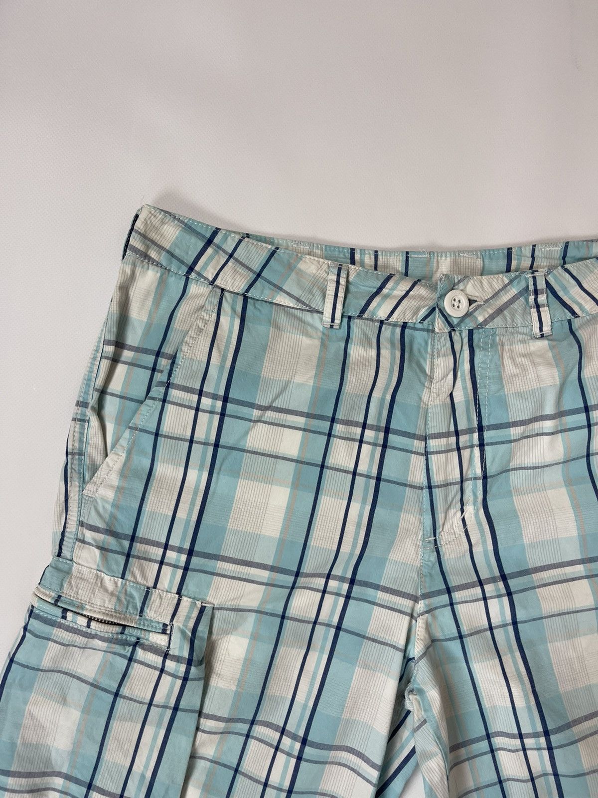 Vintage Nike Vintage y2k the athletic dept. checkered cargo shorts Size US 30 / EU 46 - 7 Thumbnail
