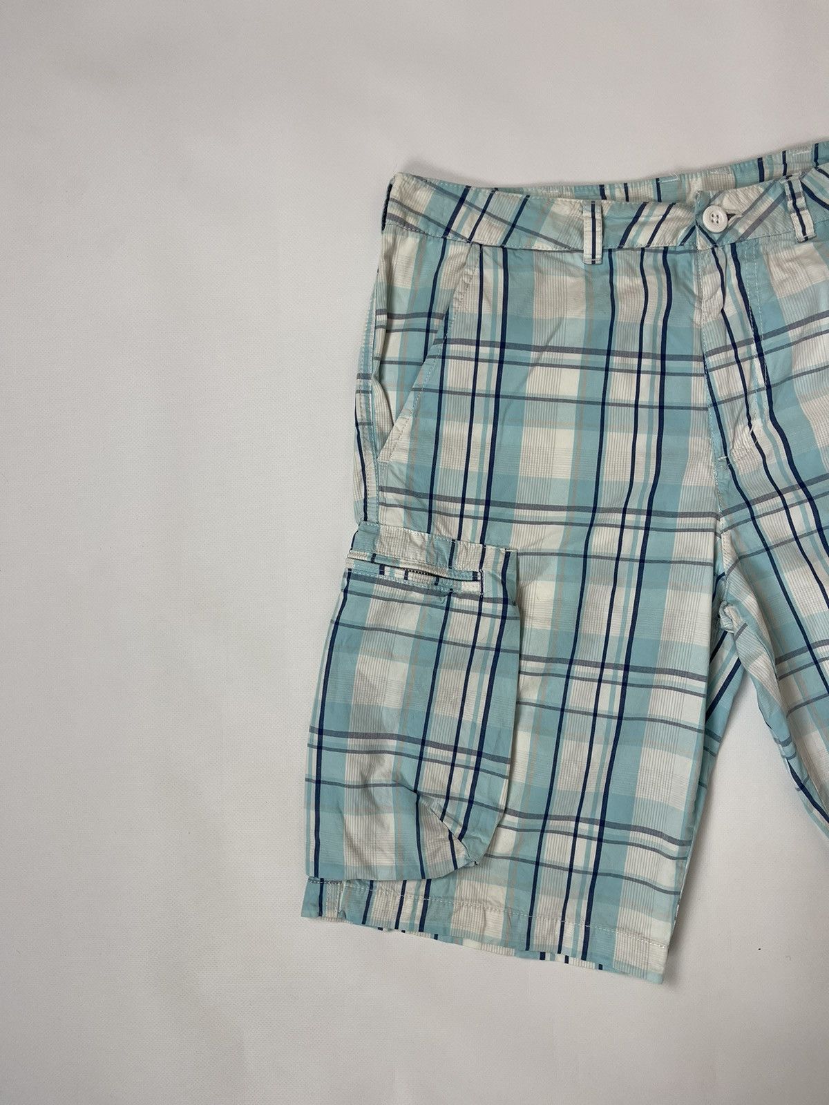 Vintage Nike Vintage y2k the athletic dept. checkered cargo shorts Size US 30 / EU 46 - 4 Thumbnail