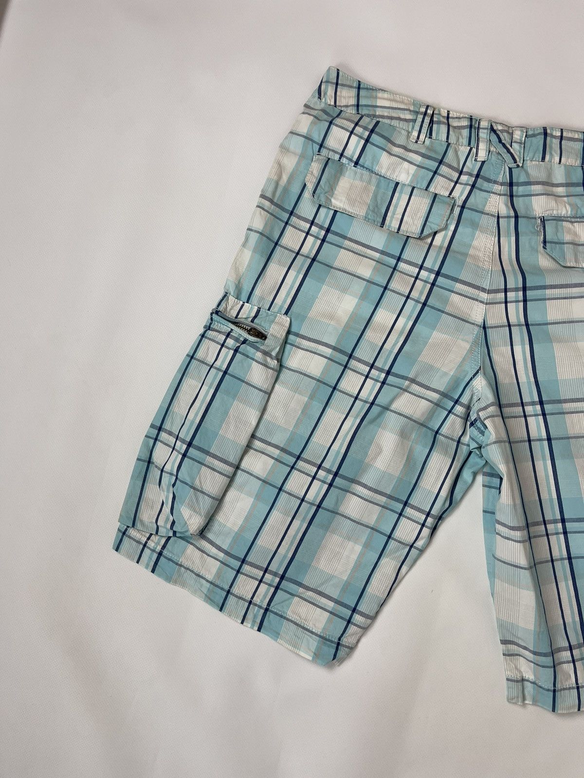 Vintage Nike Vintage y2k the athletic dept. checkered cargo shorts Size US 30 / EU 46 - 12 Thumbnail