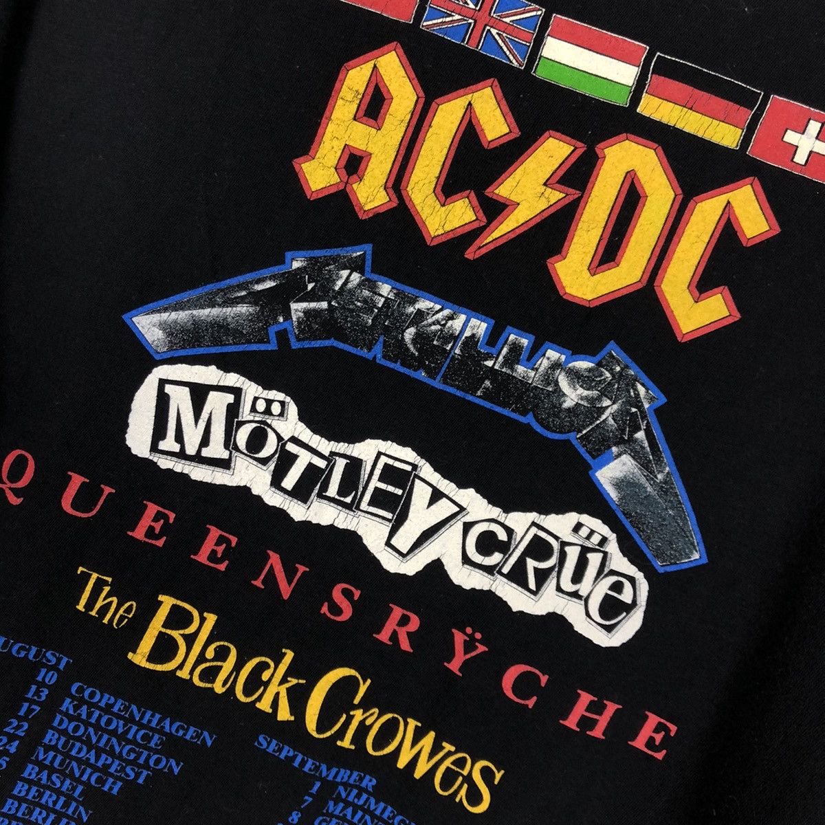 Band Tees × Vintage Monsters of Rock 90’s vintage tee t shirt Size US XL / EU 56 / 4 - 7 Thumbnail