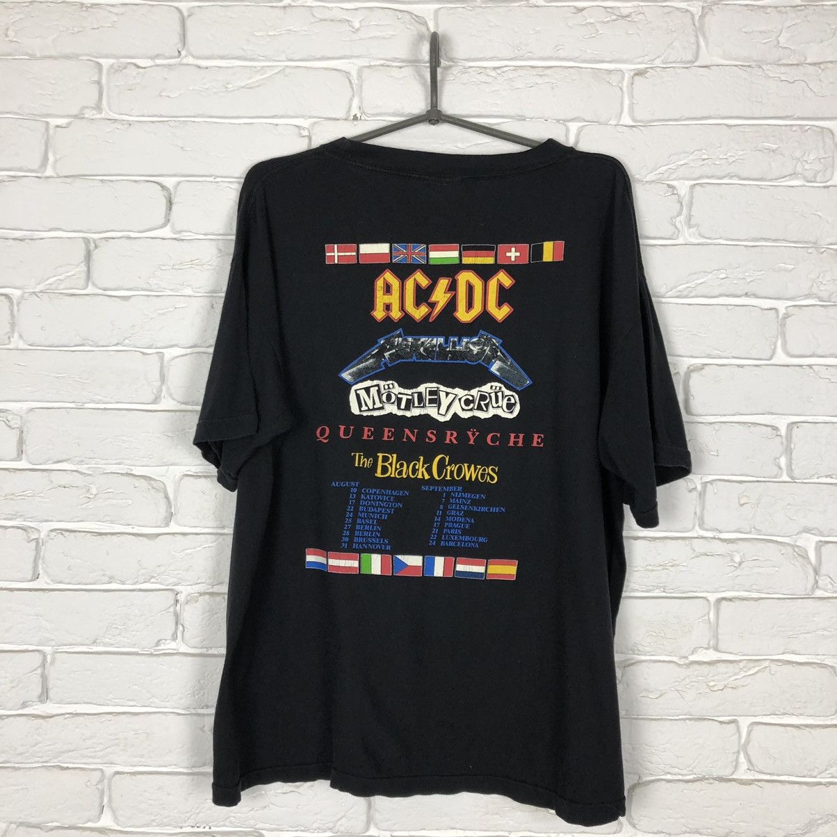 Band Tees × Vintage Monsters of Rock 90’s vintage tee t shirt Size US XL / EU 56 / 4 - 2 Thumbnail