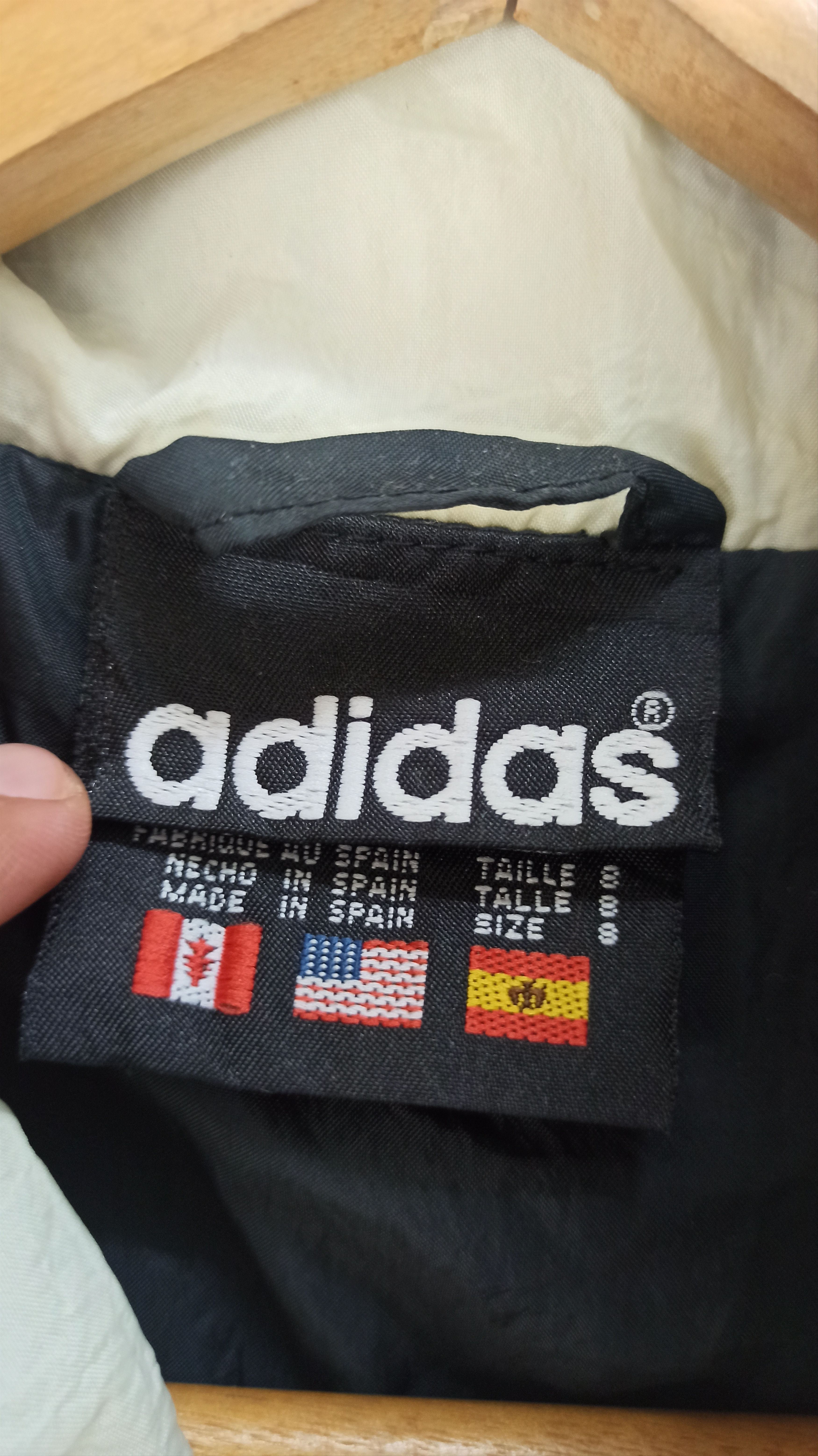 Adidas Vintage🔥 Adidas Light Jacket Made in Spain Size US XL / EU 56 / 4 - 11 Thumbnail