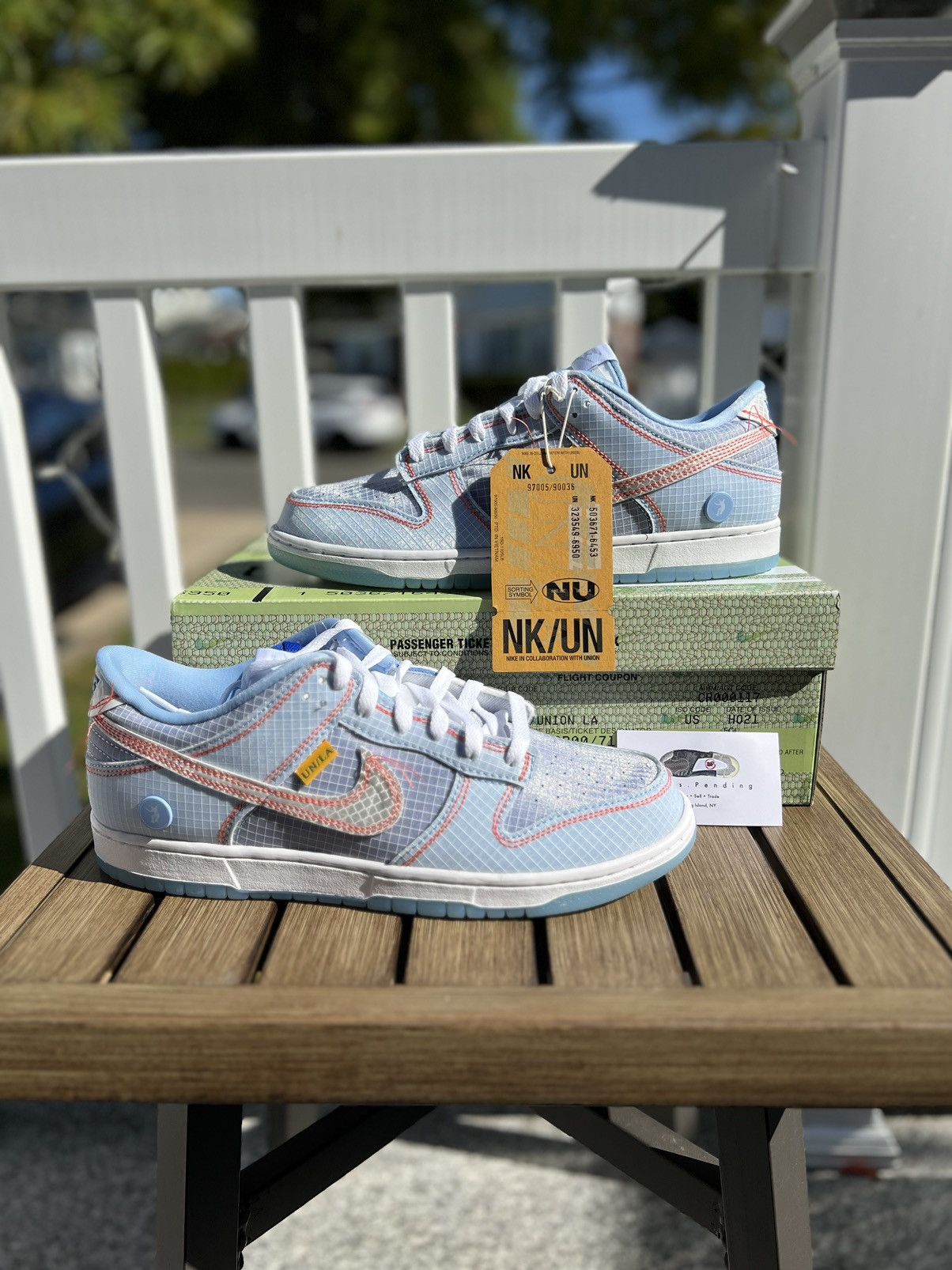 Nike × Union Nike x Union Dunk Low Passport Pack “Argon” | Grailed