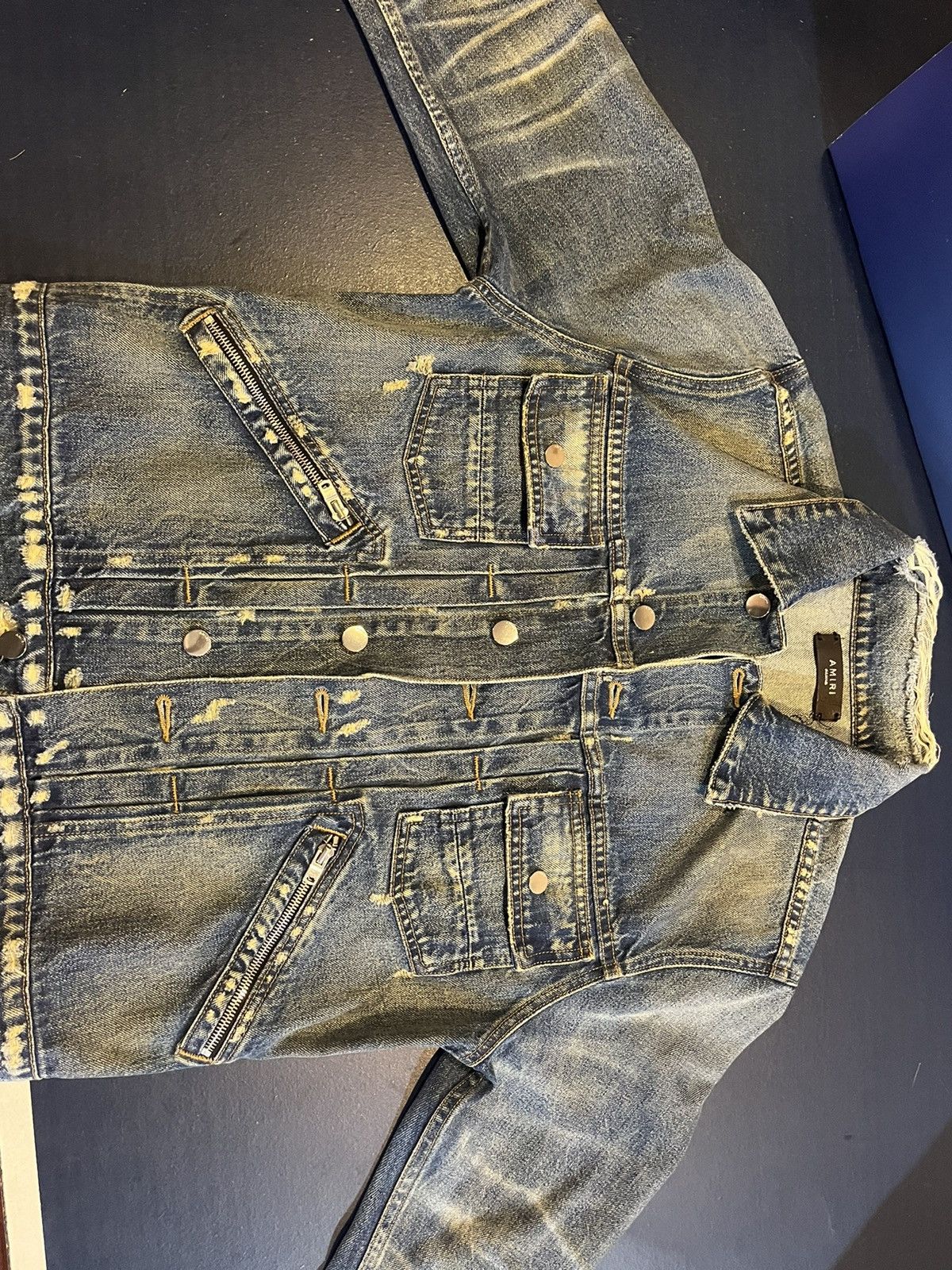 Amiri Amiri Denim Wrangler jacket Size US M / EU 48-50 / 2 - 1 Thumbnail