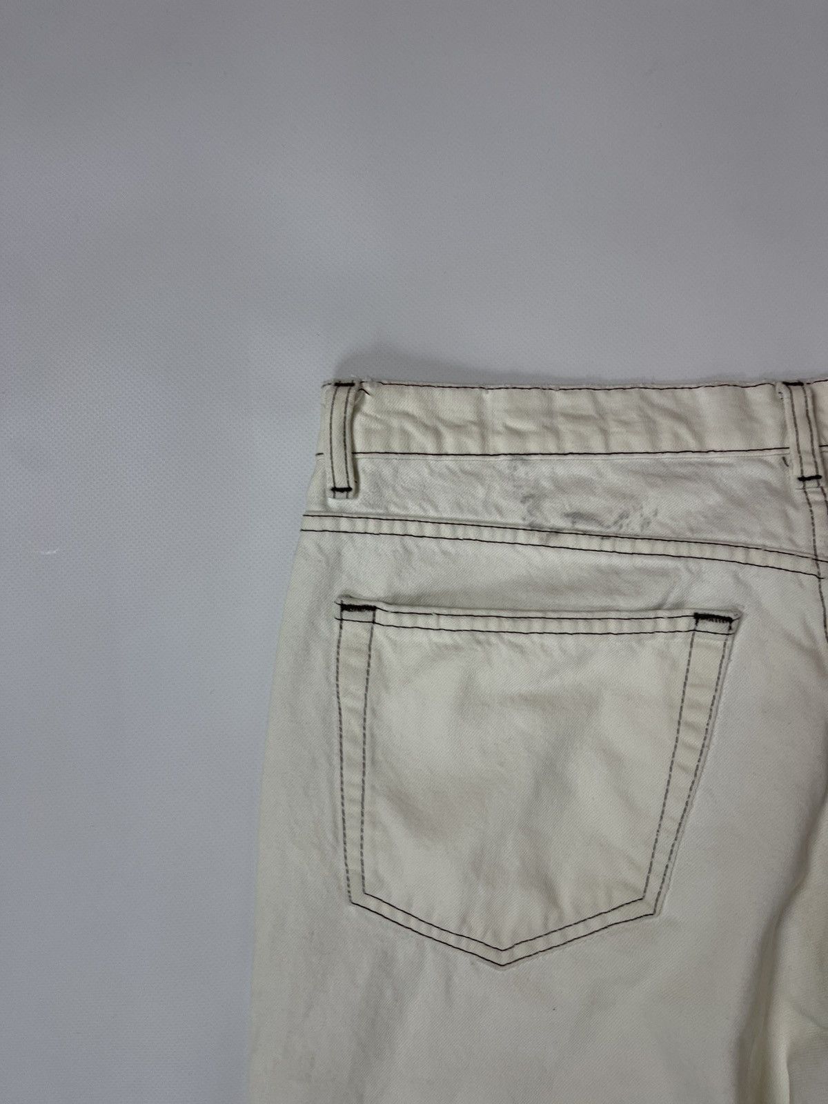 Iceberg Iceberg IceJeans white creamy made in Italy denim jeans Size US 34 / EU 50 - 17 Thumbnail
