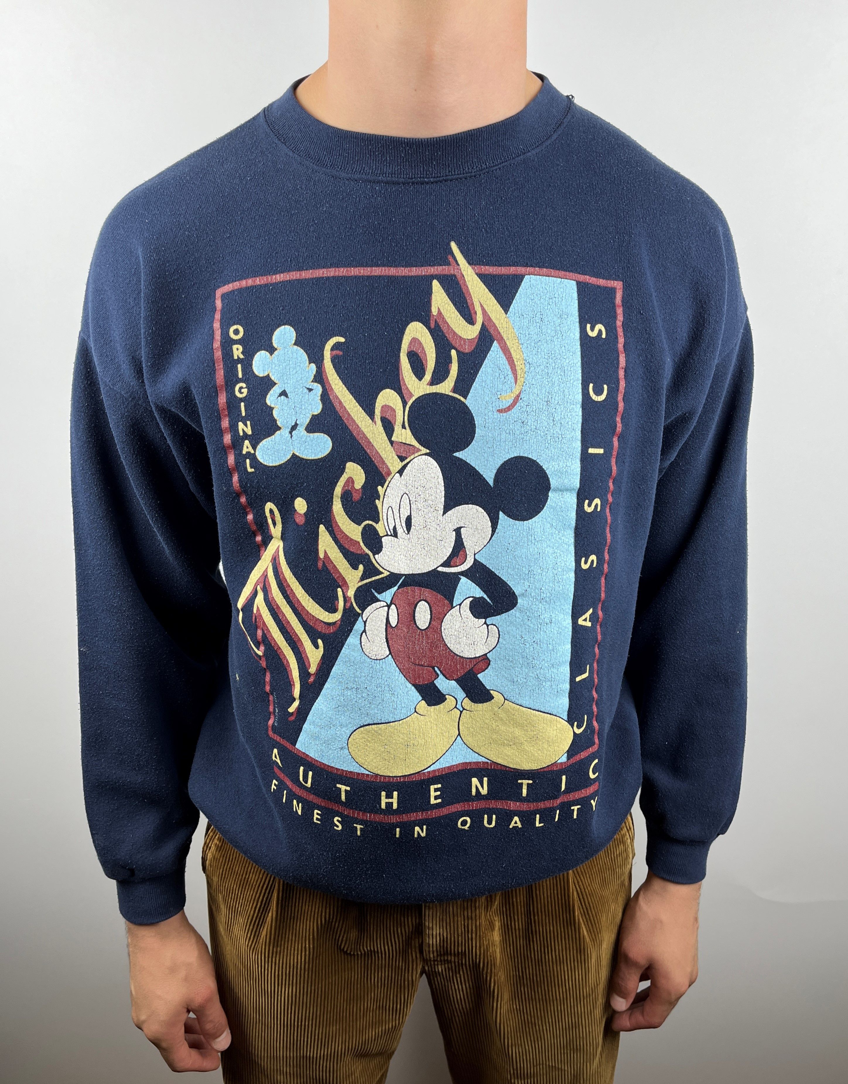 Disney 90's Mickey Mouse Disney Vintage Sweatshirt Size US M / EU 48-50 / 2 - 2 Thumbnail