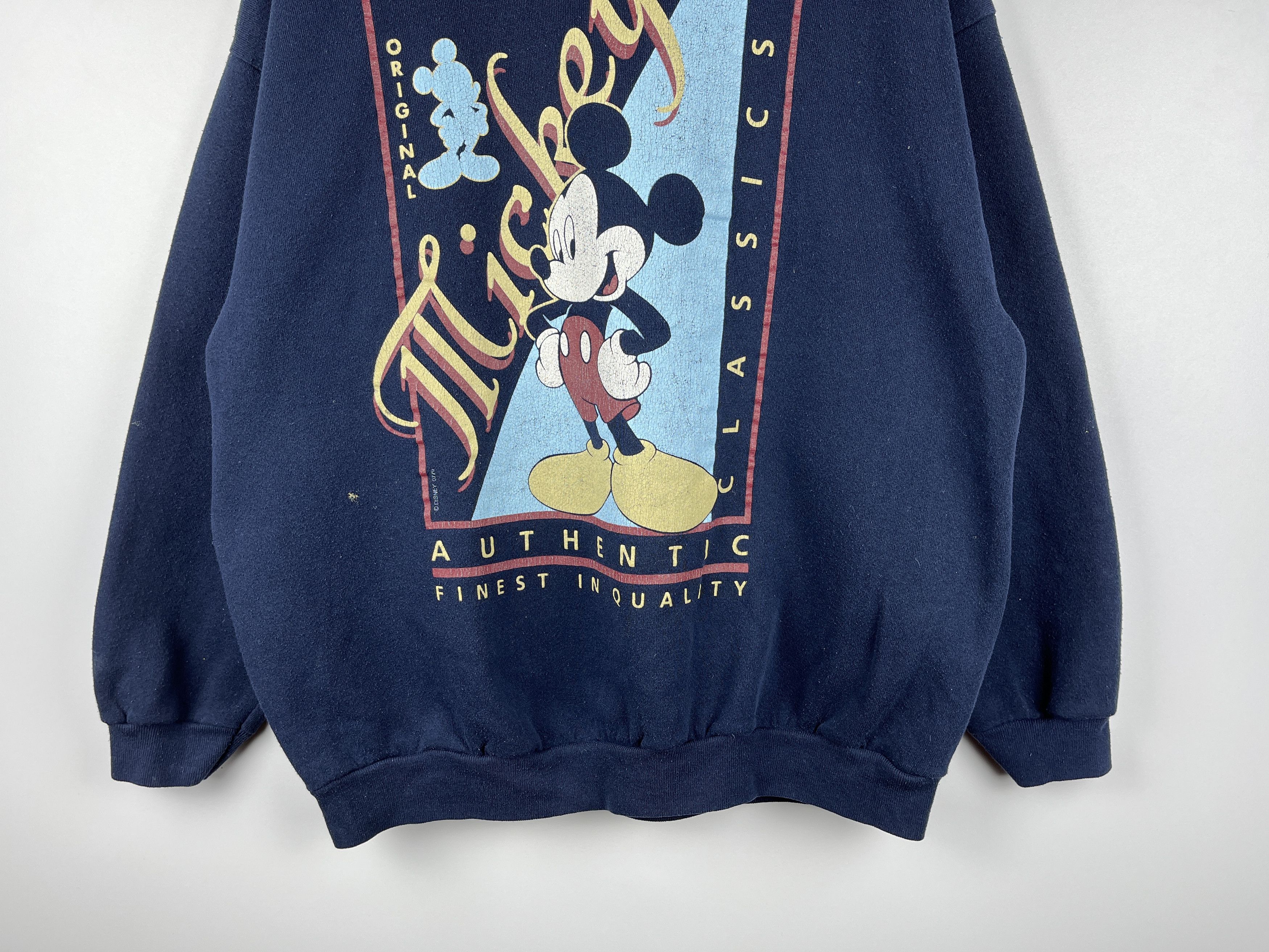 Disney 90's Mickey Mouse Disney Vintage Sweatshirt Size US M / EU 48-50 / 2 - 4 Thumbnail