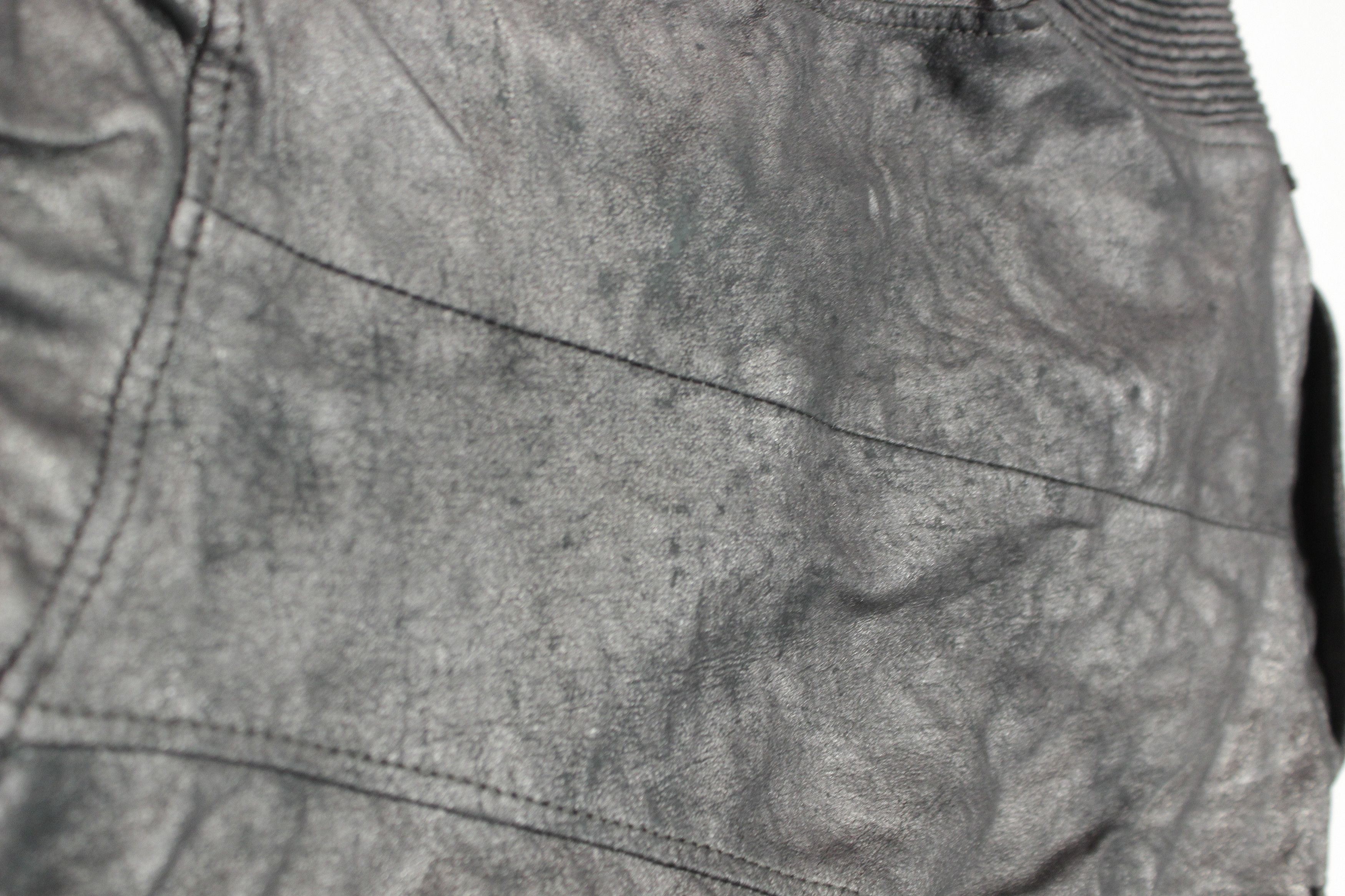 Faith Connexion Biker Distressed Lambskin Leather Jacket Size XS / US 0-2 / IT 36-38 - 9 Thumbnail