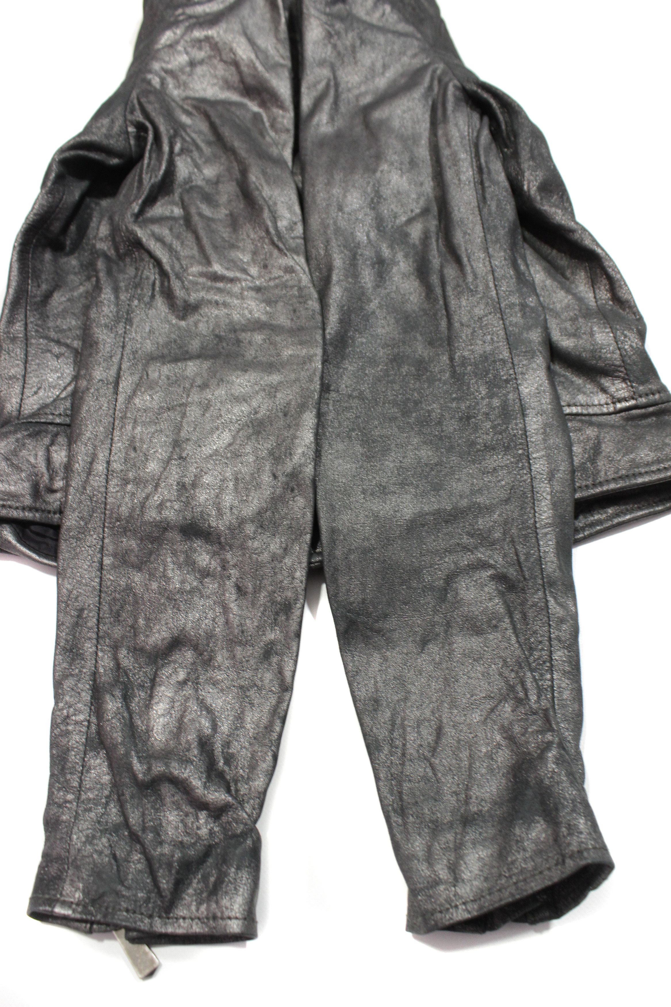 Faith Connexion Biker Distressed Lambskin Leather Jacket Size XS / US 0-2 / IT 36-38 - 7 Thumbnail