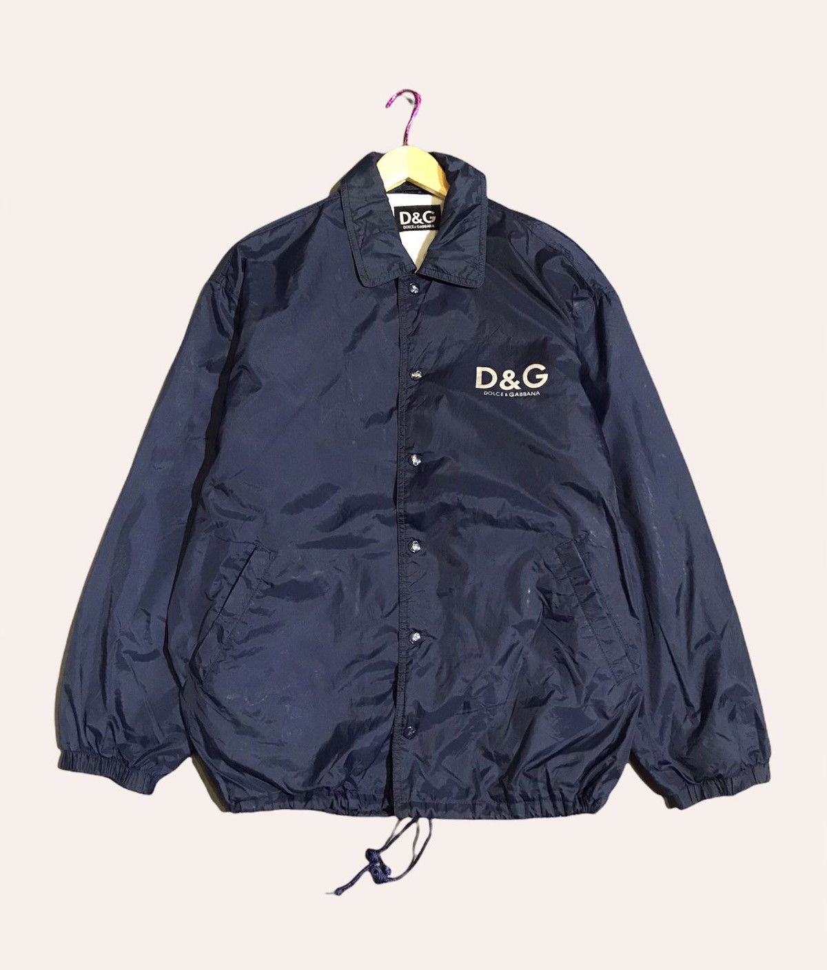 Dolce & Gabbana × Vintage Vintage Dolce & Gabbana Light Jacket Size US XL / EU 56 / 4 - 2 Thumbnail