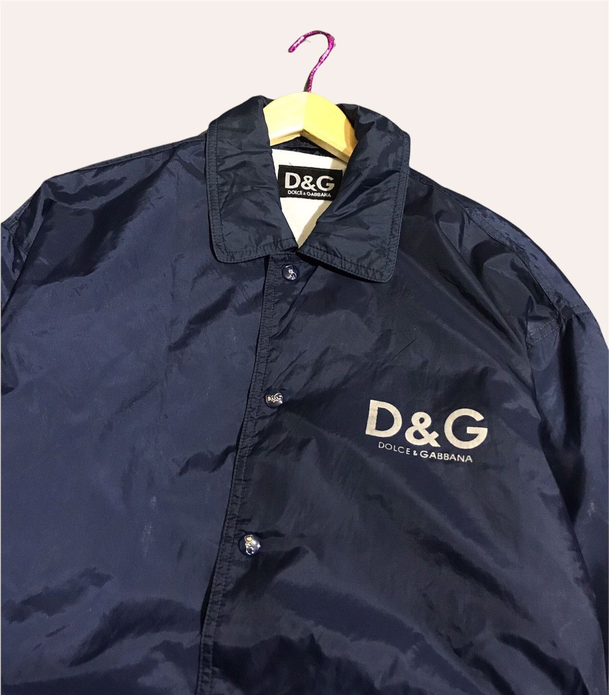 Dolce & Gabbana × Vintage Vintage Dolce & Gabbana Light Jacket Size US XL / EU 56 / 4 - 3 Thumbnail