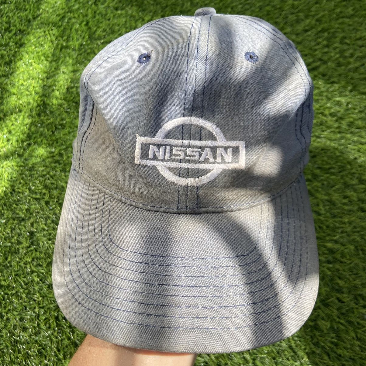 Japanese Brand NISSAN 1990s RARE SUN FADED VINTAGE CAP - № 4073 Size ONE SIZE - 1 Thumbnail