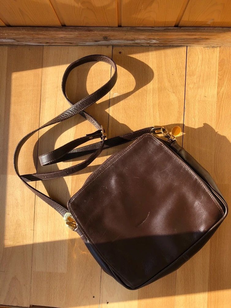 Bag Genuine Leather Vintage Vintage Francesco Biasia Leather Brown Bag Grailed