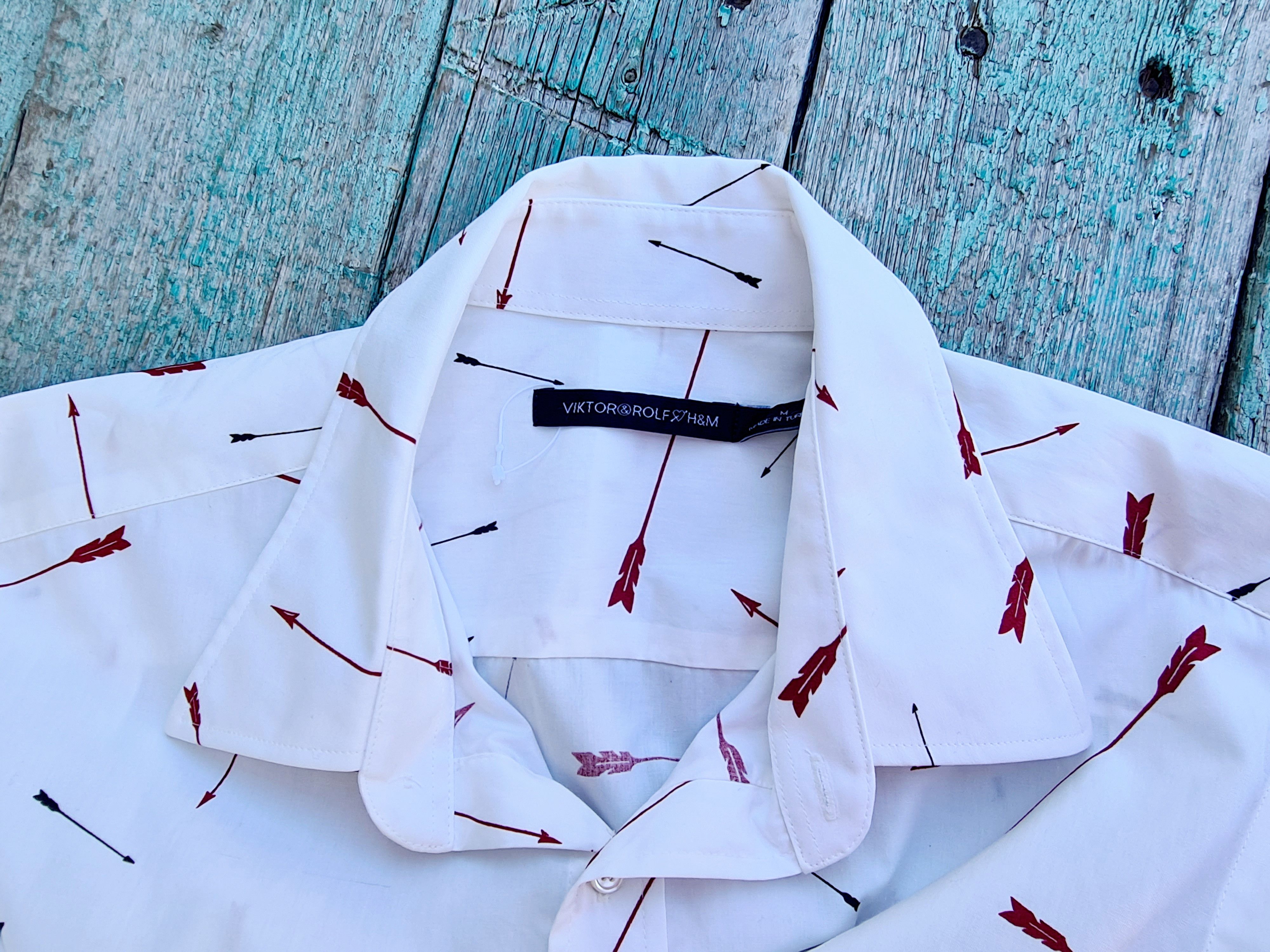 H&M Viktor Rolf H&M arrow print button shirt Size US M / EU 48-50 / 2 - 4 Thumbnail