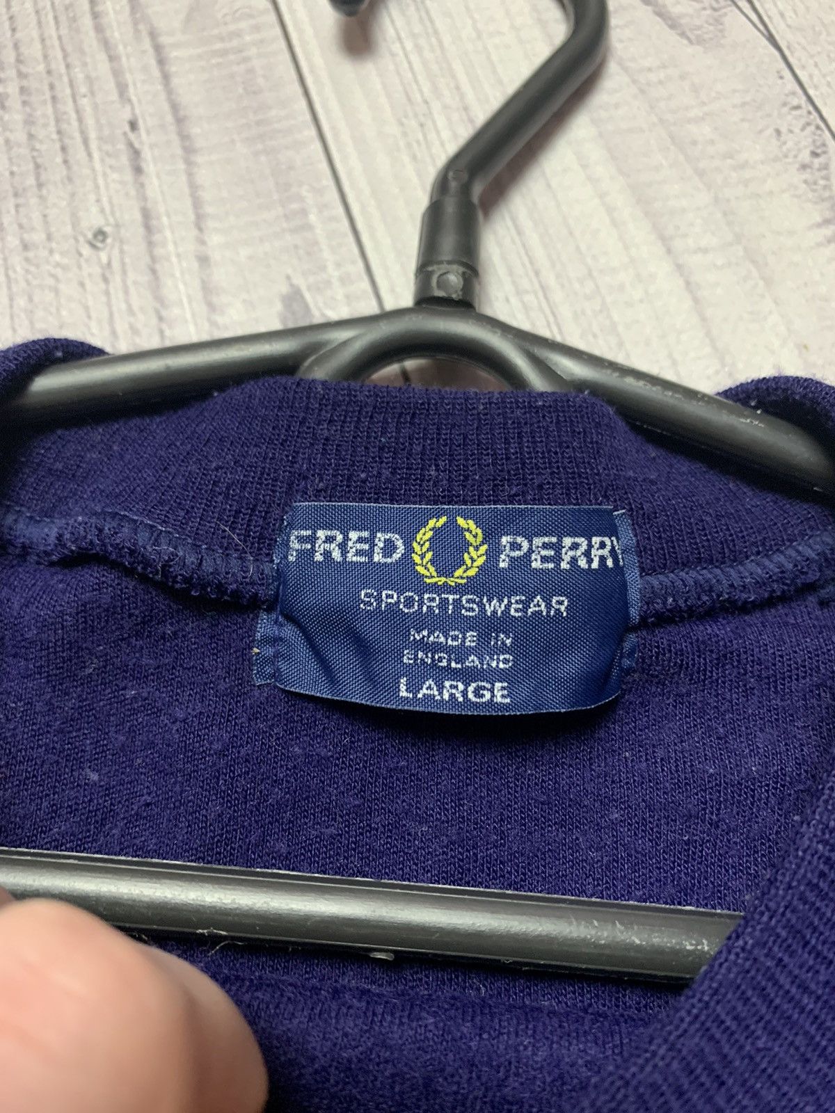 Vintage Fred Perry size L logo rare