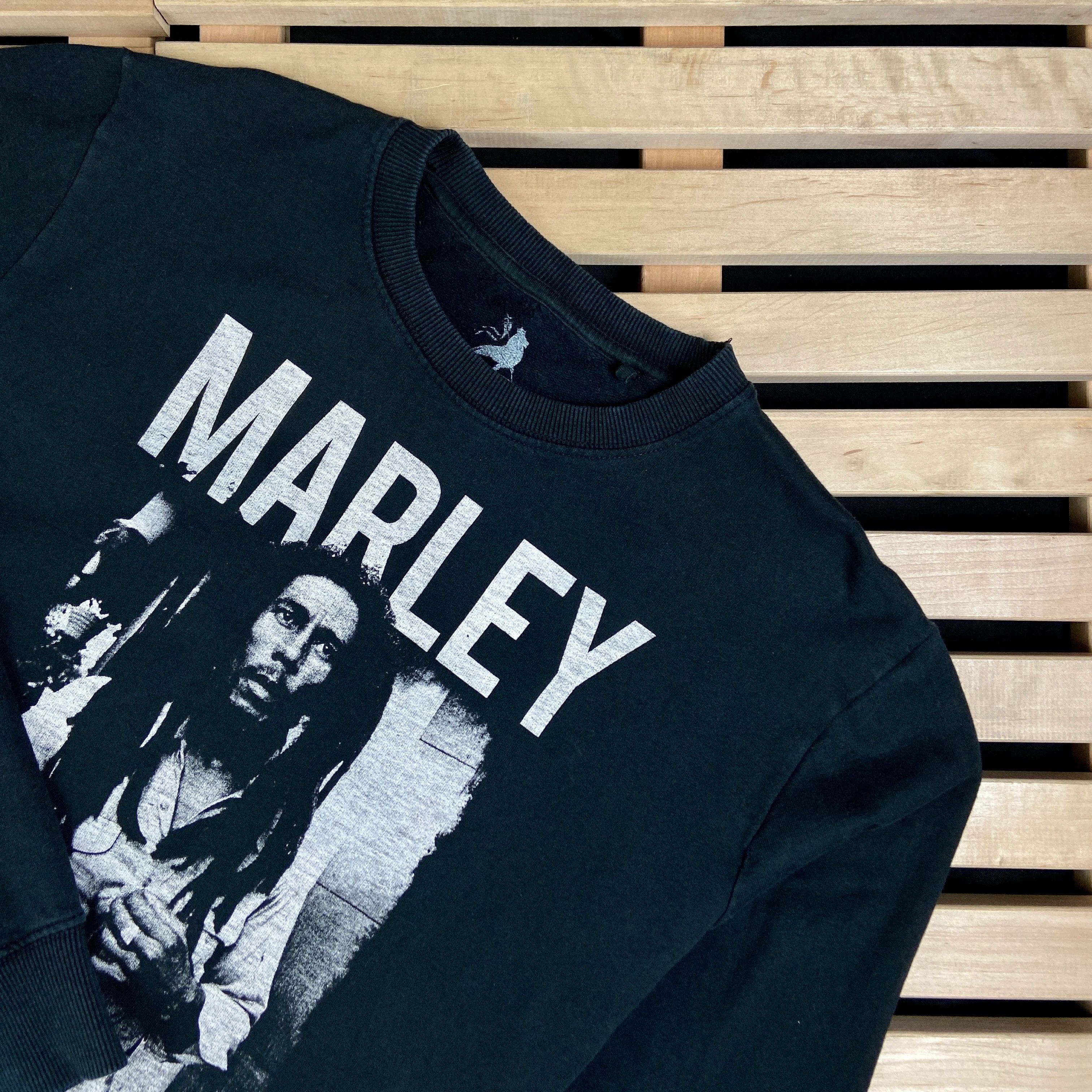 Band Tees × Bob Marley × Vintage Mens Sweatshirt Bob Marley Vintage Size M Size US M / EU 48-50 / 2 - 2 Thumbnail