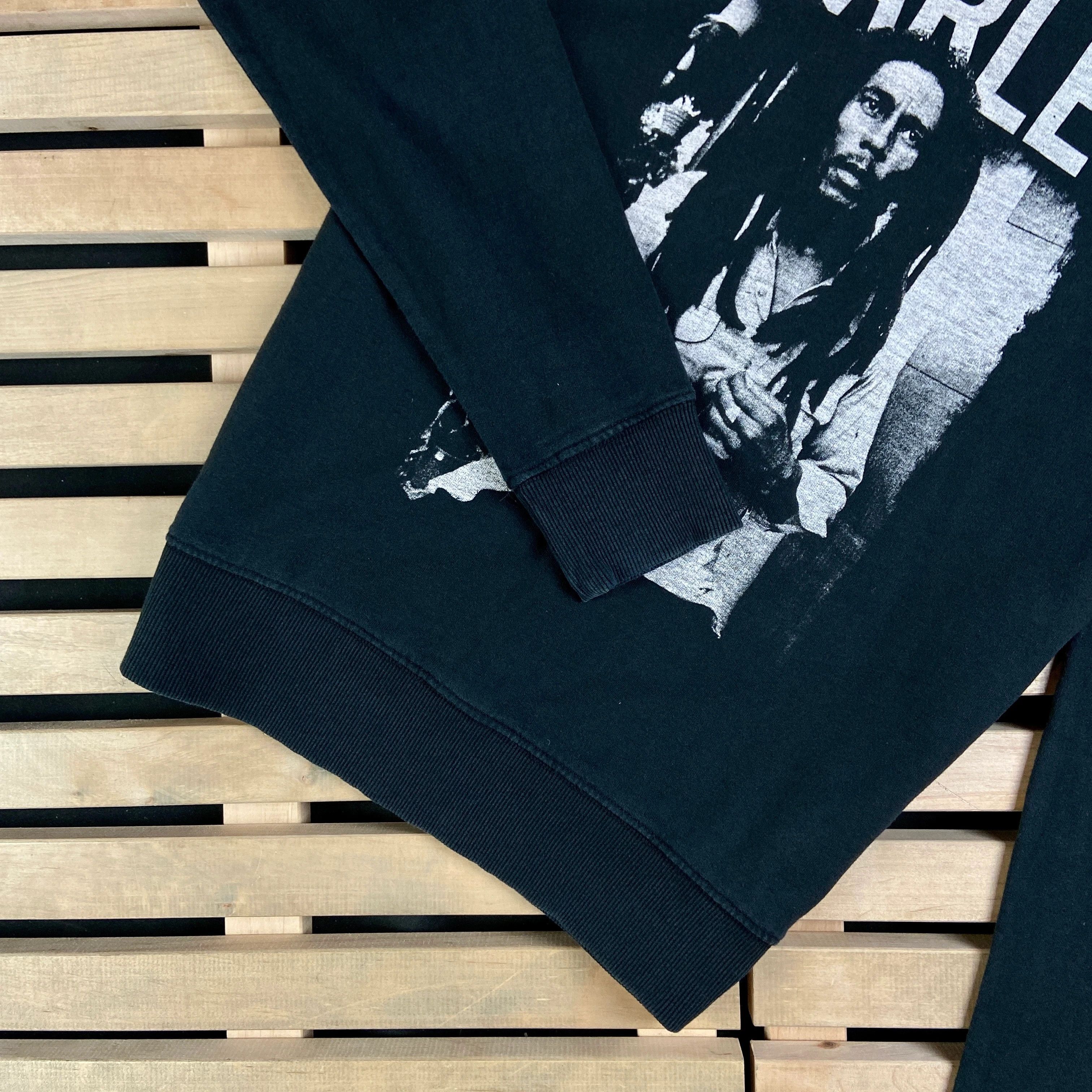 Band Tees × Bob Marley × Vintage Mens Sweatshirt Bob Marley Vintage Size M Size US M / EU 48-50 / 2 - 3 Thumbnail