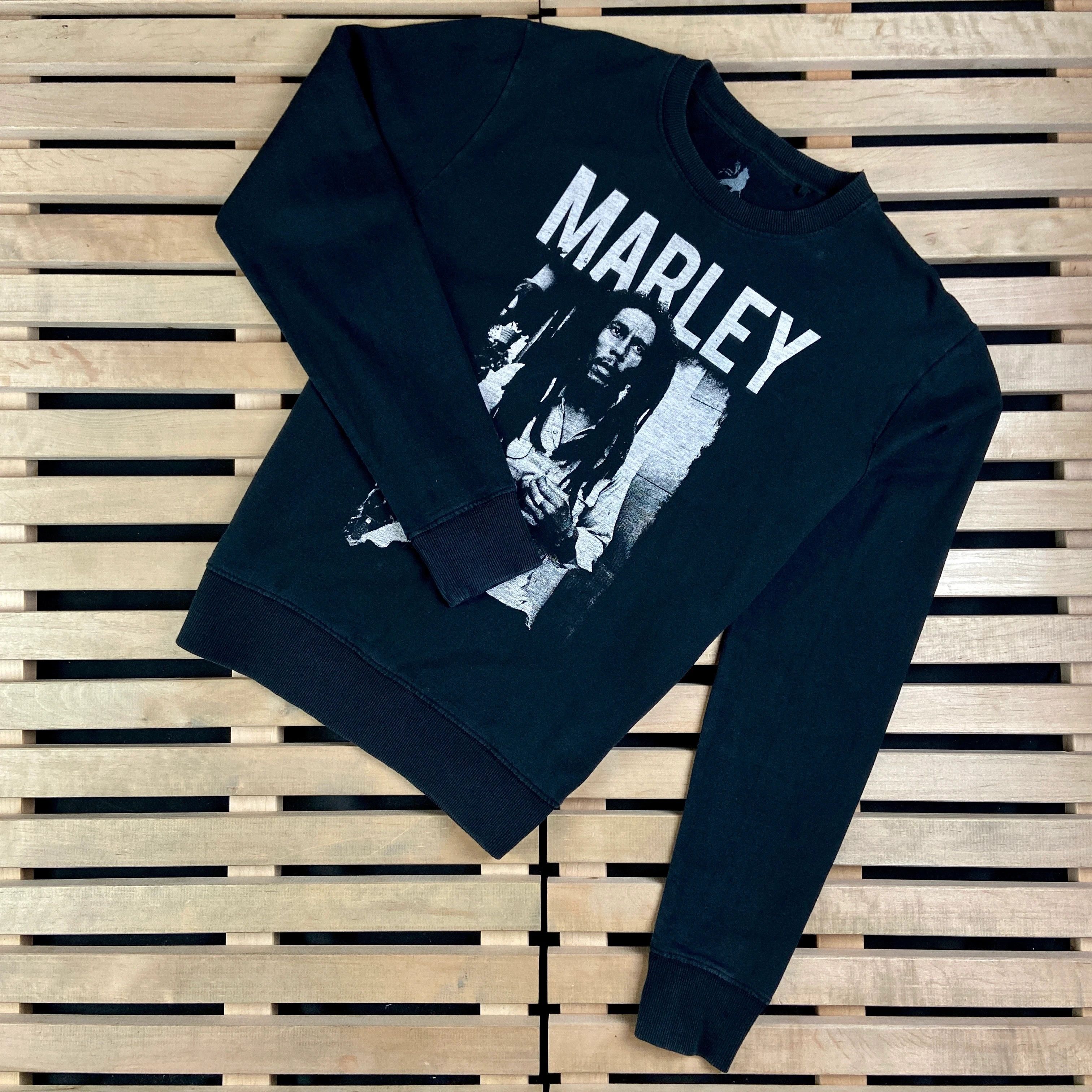 Band Tees × Bob Marley × Vintage Mens Sweatshirt Bob Marley Vintage Size M Size US M / EU 48-50 / 2 - 1 Thumbnail