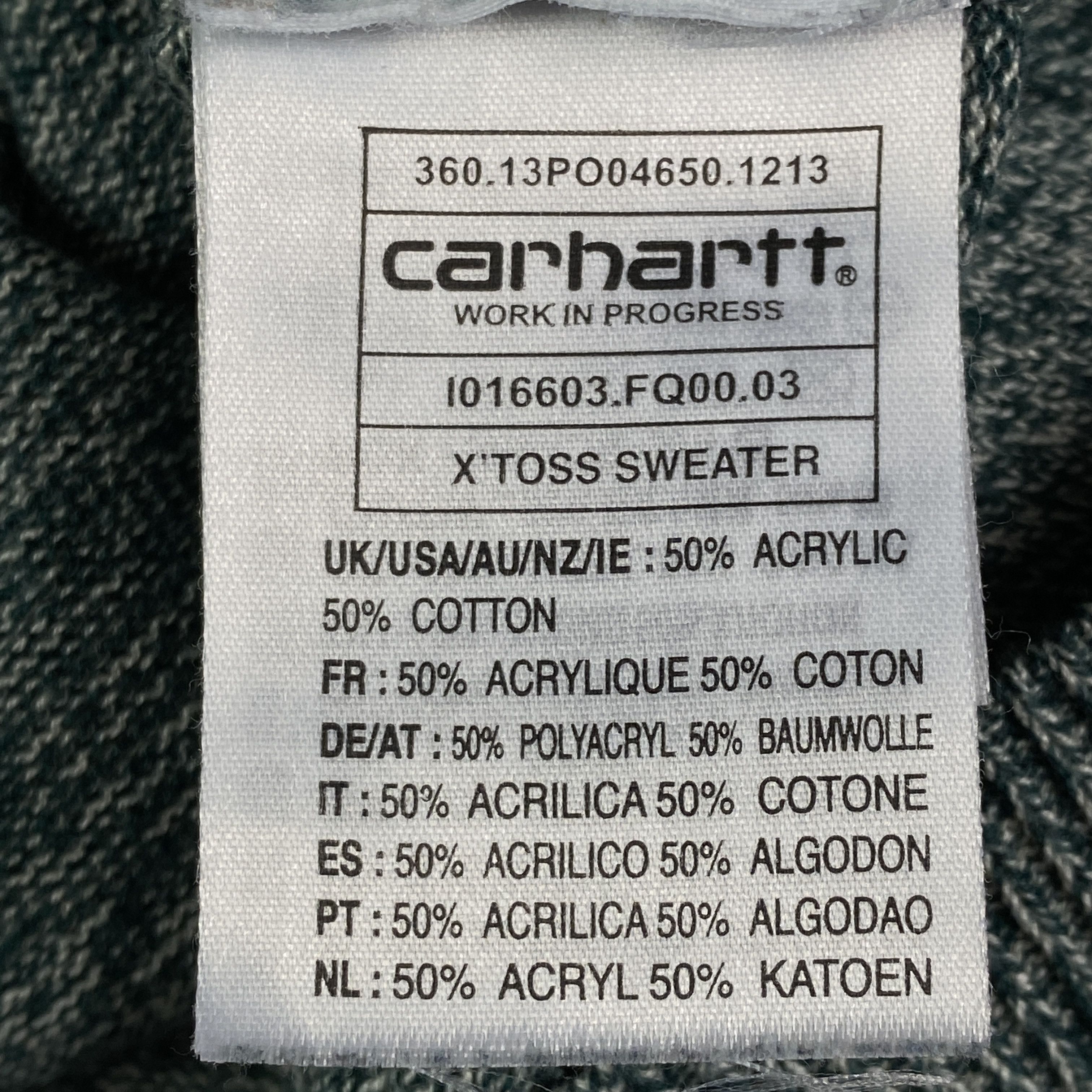Carhartt × Carhartt Wip × Vintage Mens Sweatshirt Carhartt Size M Size US M / EU 48-50 / 2 - 6 Thumbnail