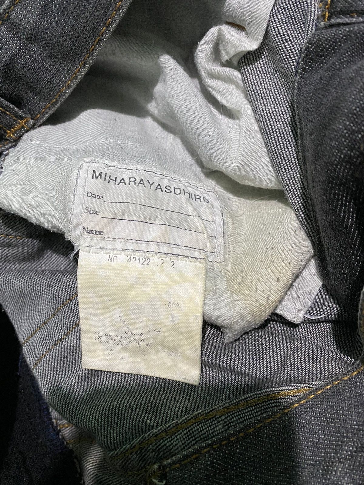 MIHARAYASUHIRO BIKER DENIM MIHARA YASUHIRO JEANS