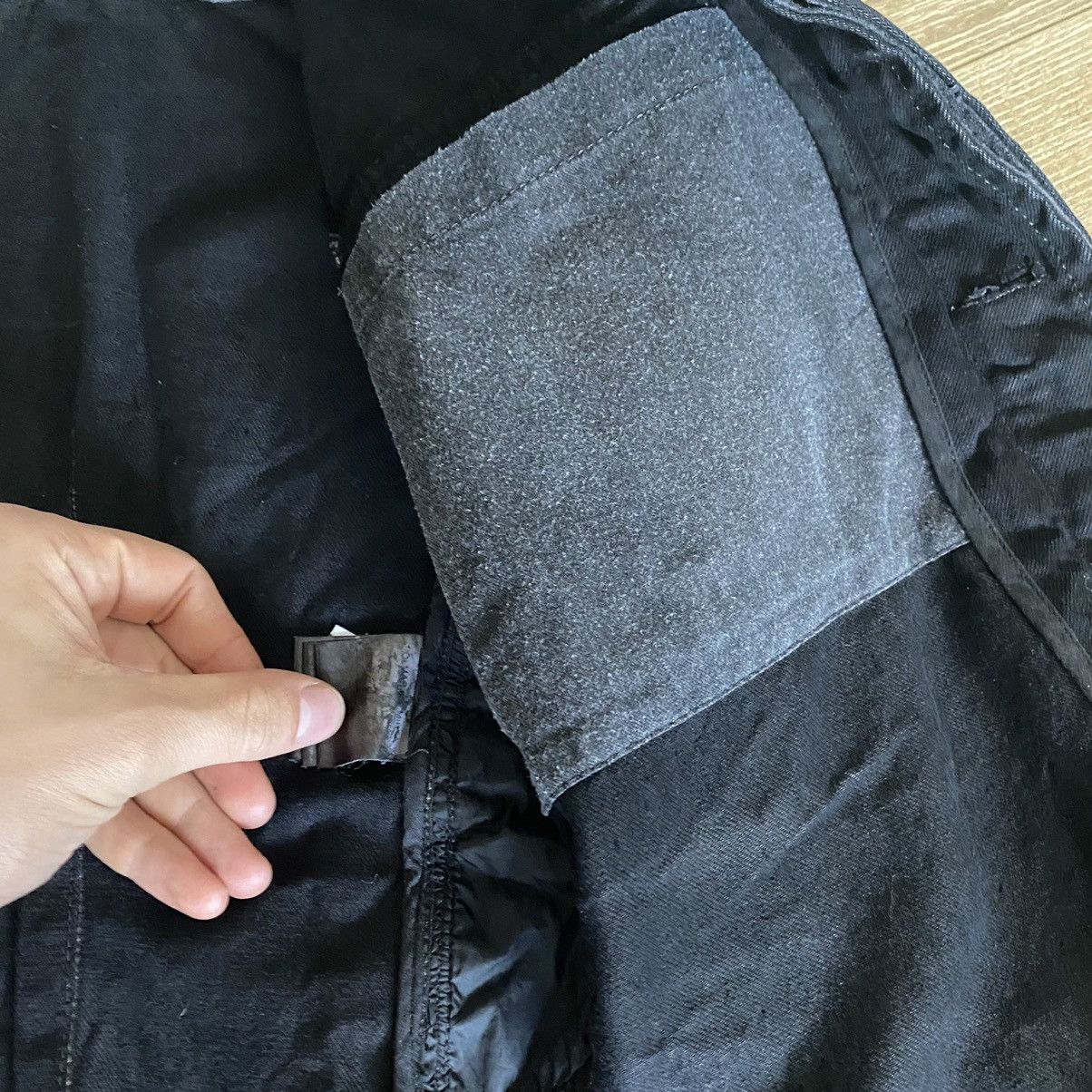 Rick Owens Drkshdw Waxed Raw Denim Jacket Size US M / EU 48-50 / 2 - 11 Thumbnail