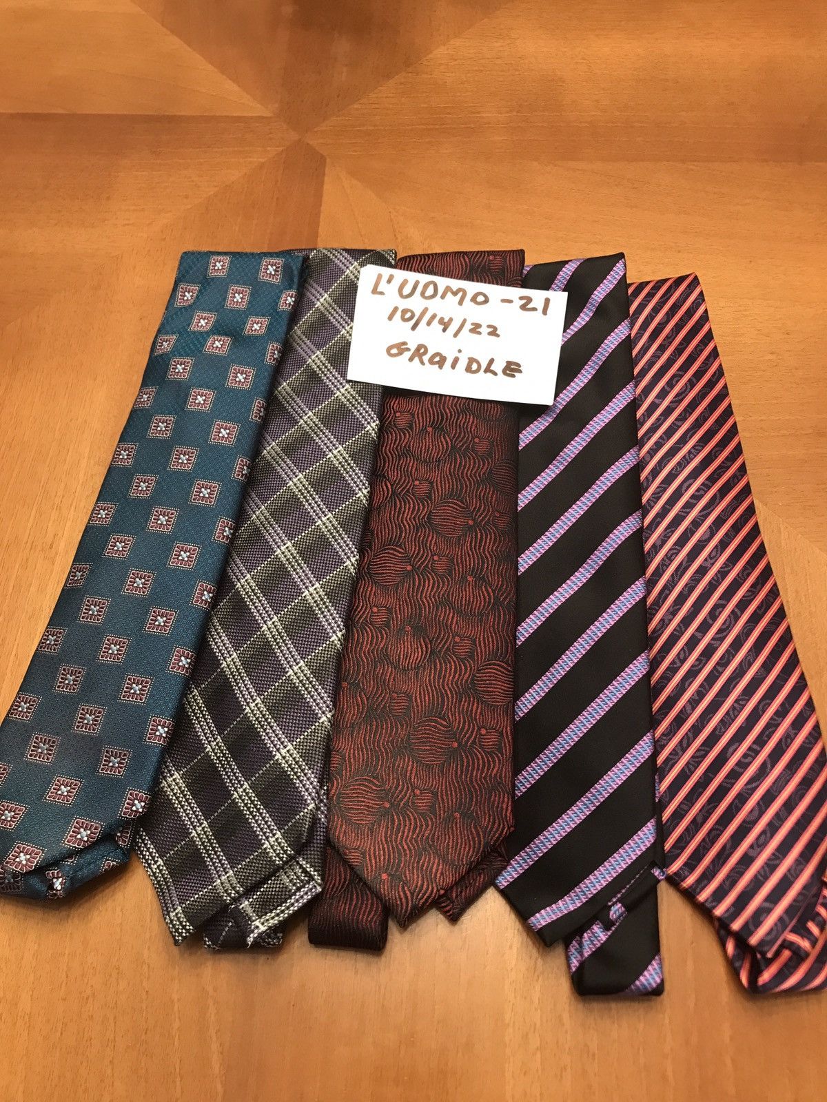 Lot of 5 assorted ties