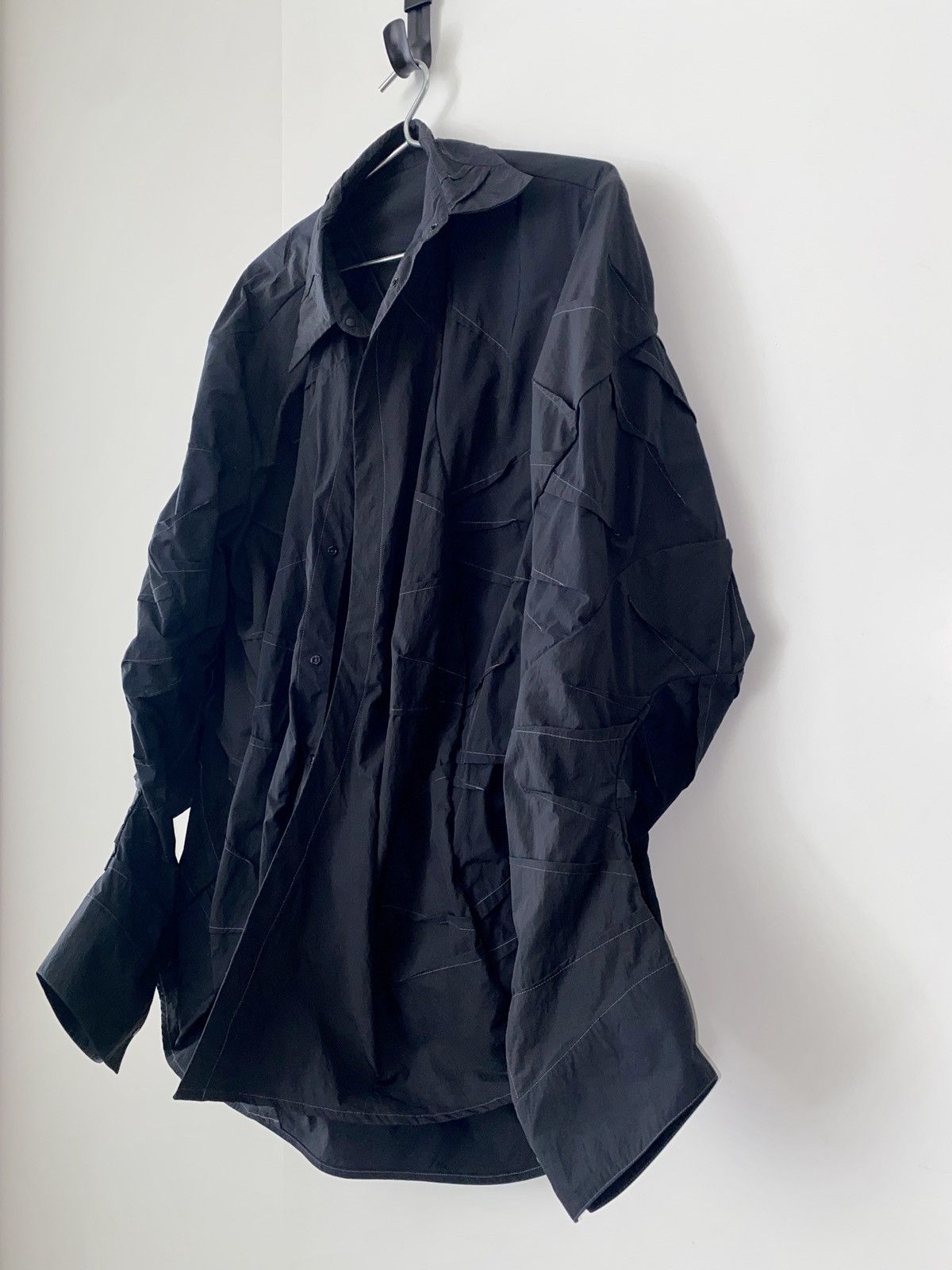 POST ARCHIVE FACTION (PAF) 4.0+ SHIRT LEFT (BLACK) | Grailed
