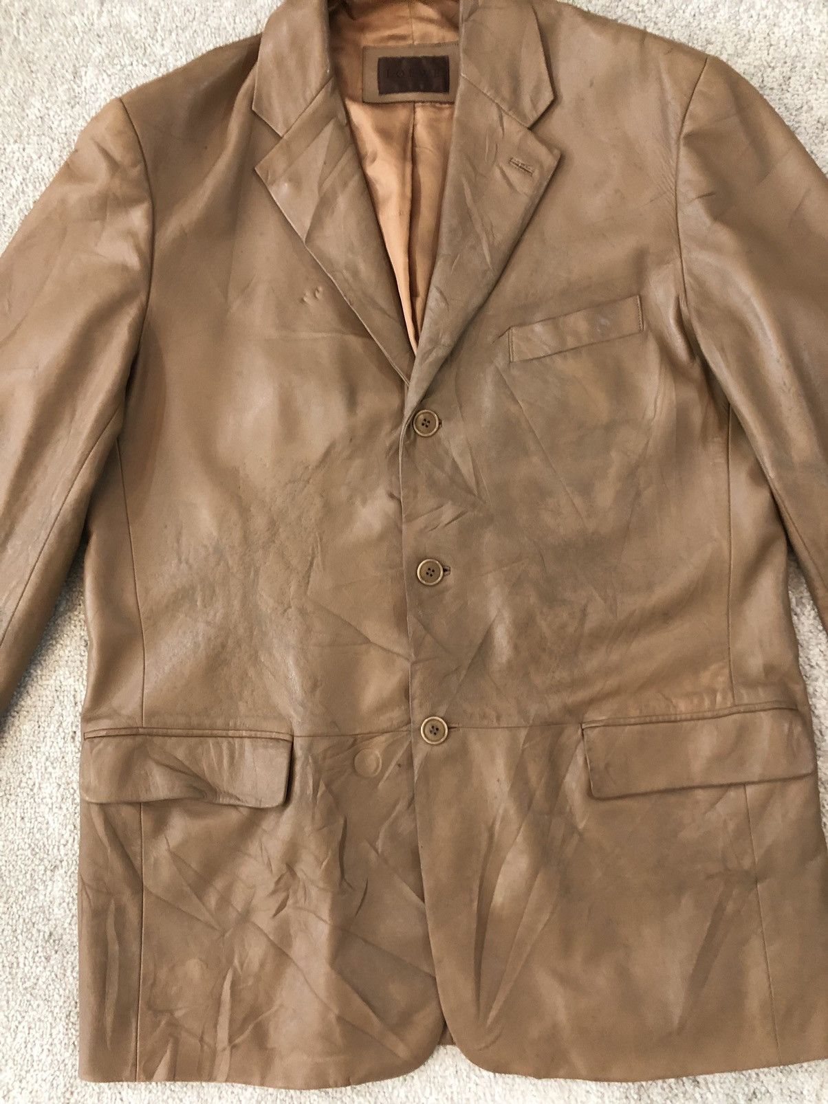 Loewe Loewe Cordero Lamb leather Coat Size US L / EU 52-54 / 3 - 2 Thumbnail