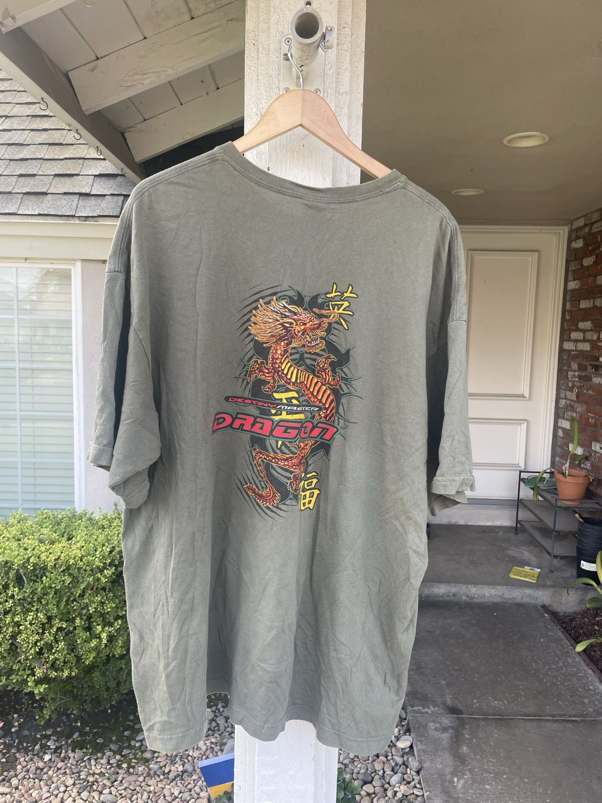 Japanese Brand × Vintage Vintage Destiny Master Dragon shirt Size US XL / EU 56 / 4 - 4 Thumbnail