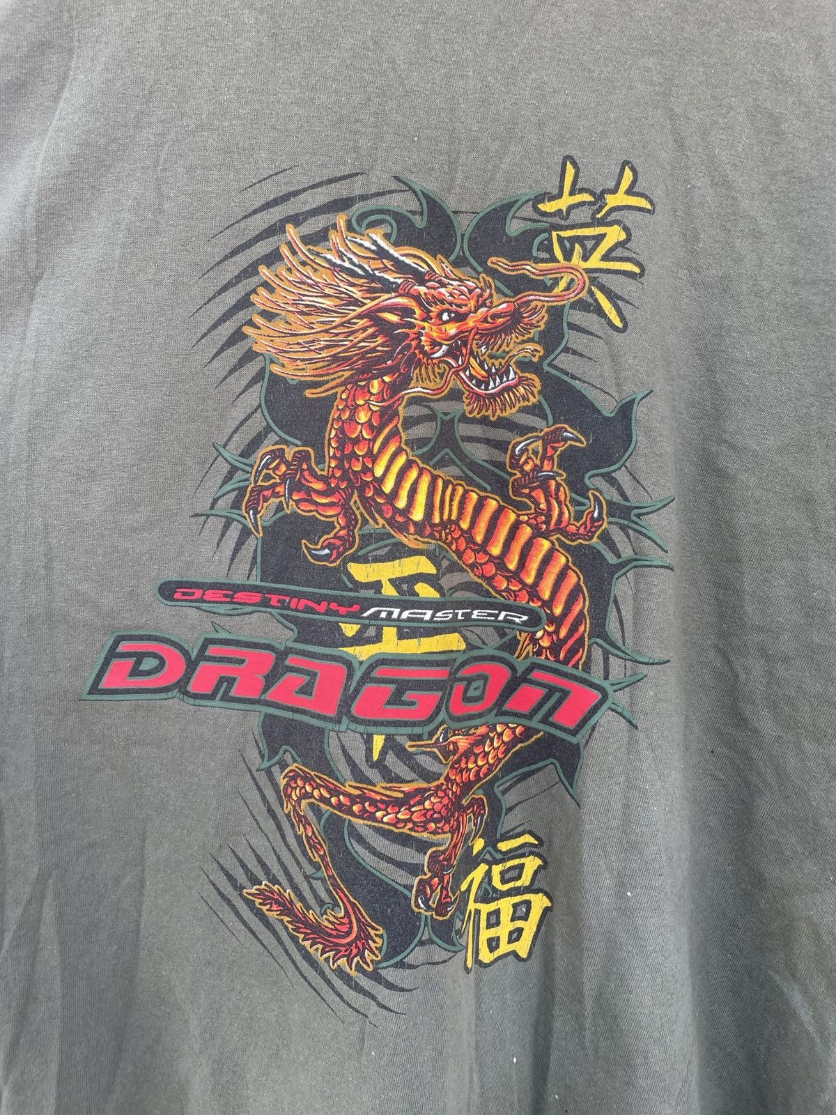 Japanese Brand × Vintage Vintage Destiny Master Dragon shirt Size US XL / EU 56 / 4 - 5 Thumbnail