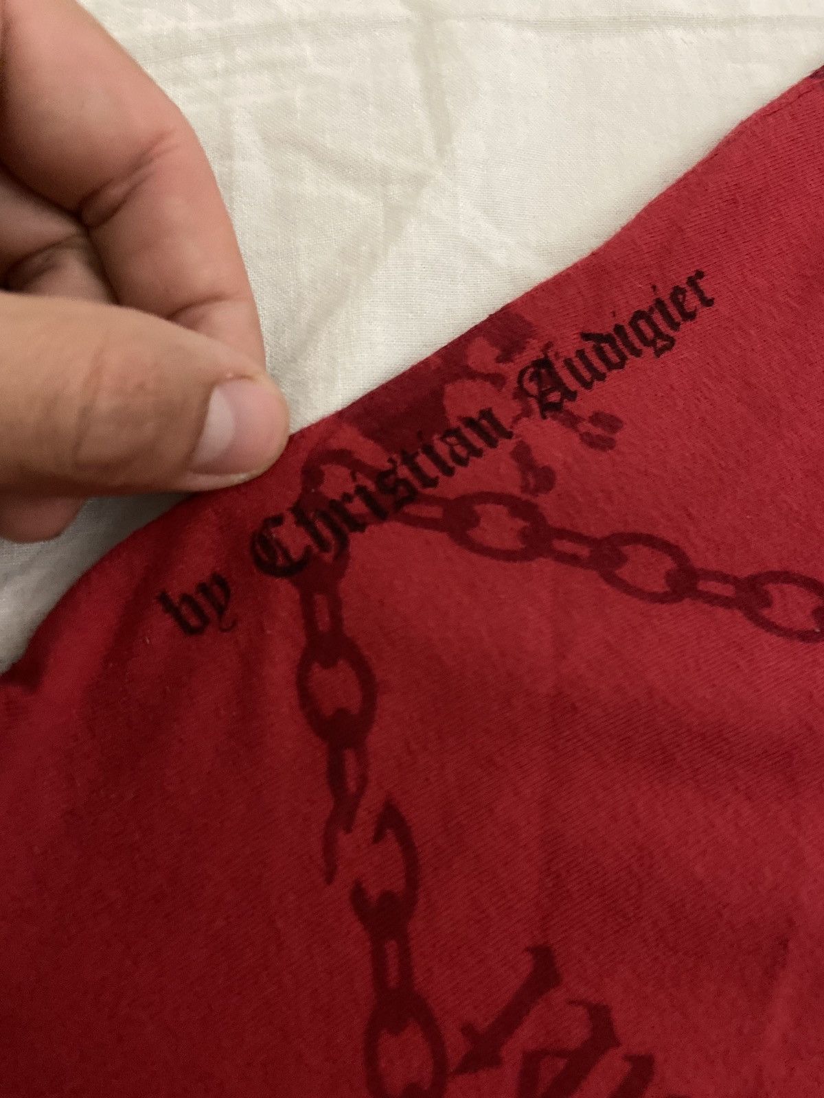 Christian Audigier Vintage 90s Christian Audiger Smet Born on the street tee Size US M / EU 48-50 / 2 - 7 Thumbnail