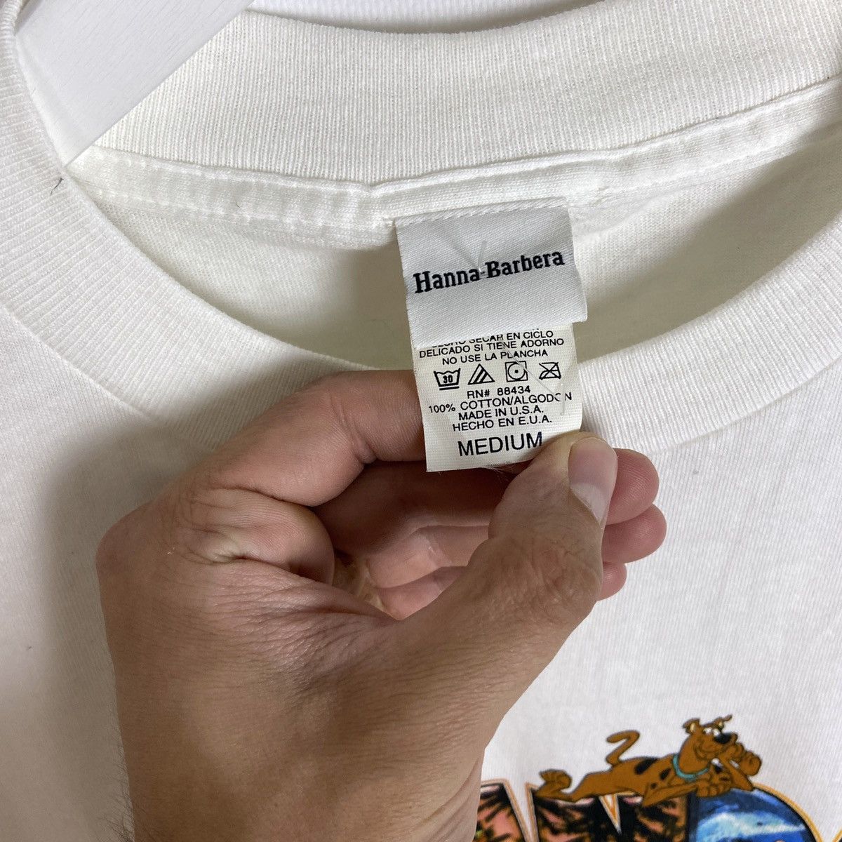 Disney Vintage 90s Hanna Barbera Orlando Florida Flintstones tee Size US M / EU 48-50 / 2 - 5 Thumbnail