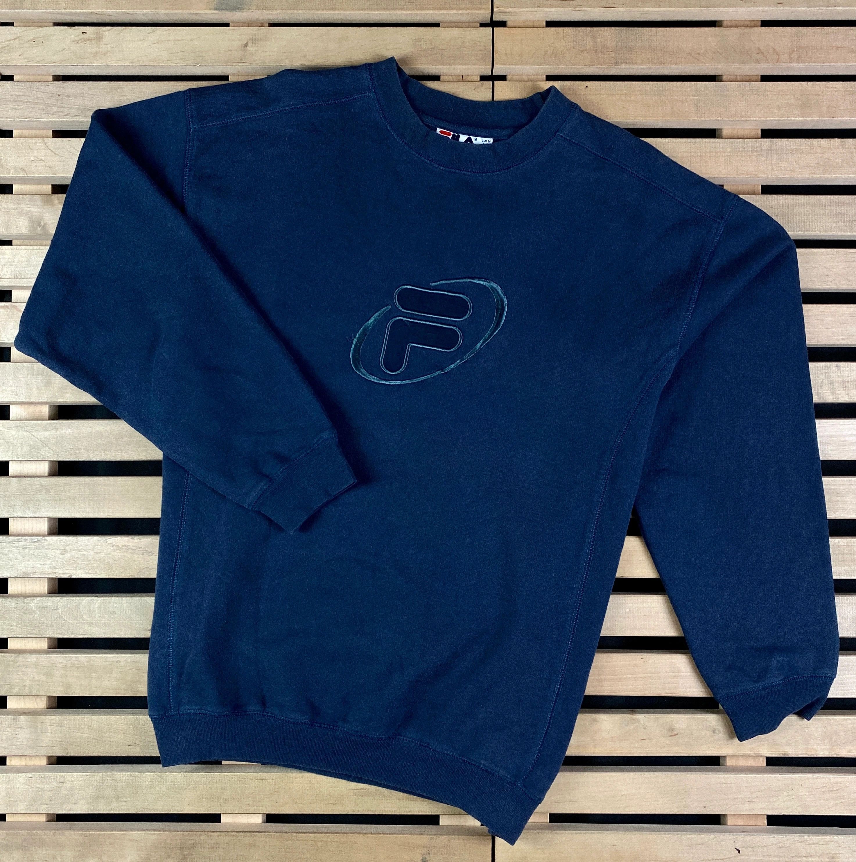 Fila × Vintage Men’s Sweatshirt Long Sleeve Fila Big Logo Vintage Size M Size US M / EU 48-50 / 2 - 1 Thumbnail