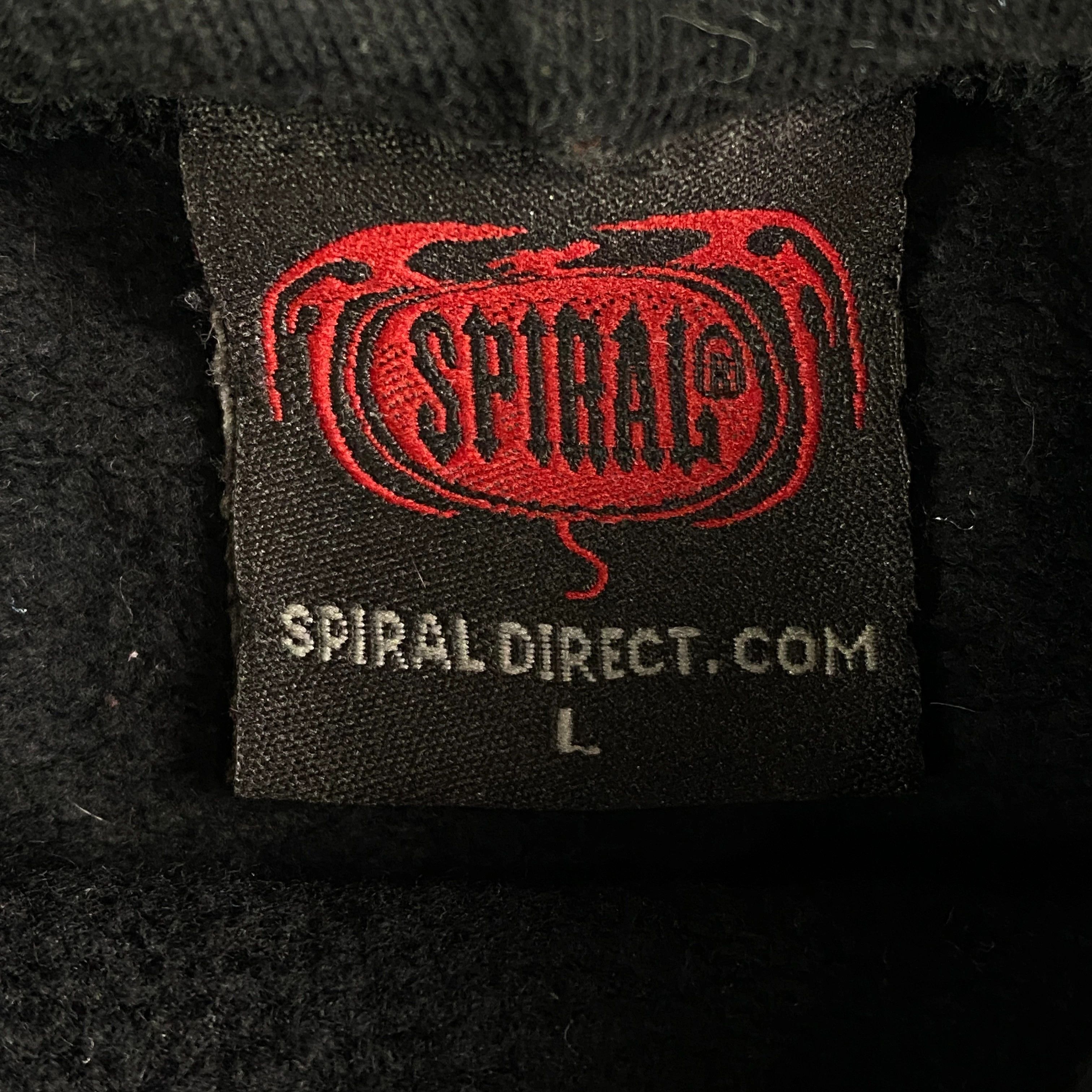 Band Tees × Vintage Mens Hoodies Vintage Spiral Full Print Skull Size L Size US L / EU 52-54 / 3 - 4 Thumbnail