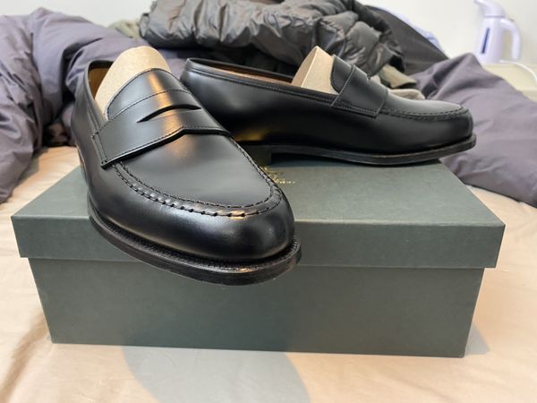 Crockett & Jones Crockett & Jones Boston Penny Loafer Black | Grailed