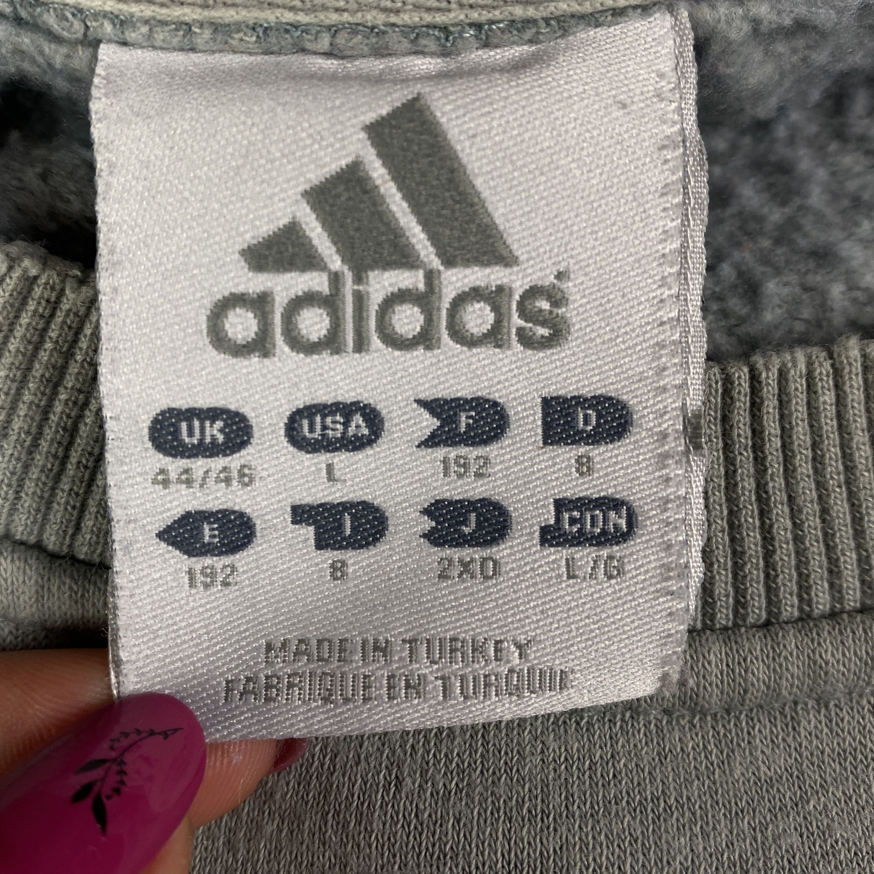 Adidas × Vintage Mens Sweatshirt Adidas Vintage Big Logo Size L Size US L / EU 52-54 / 3 - 4 Thumbnail