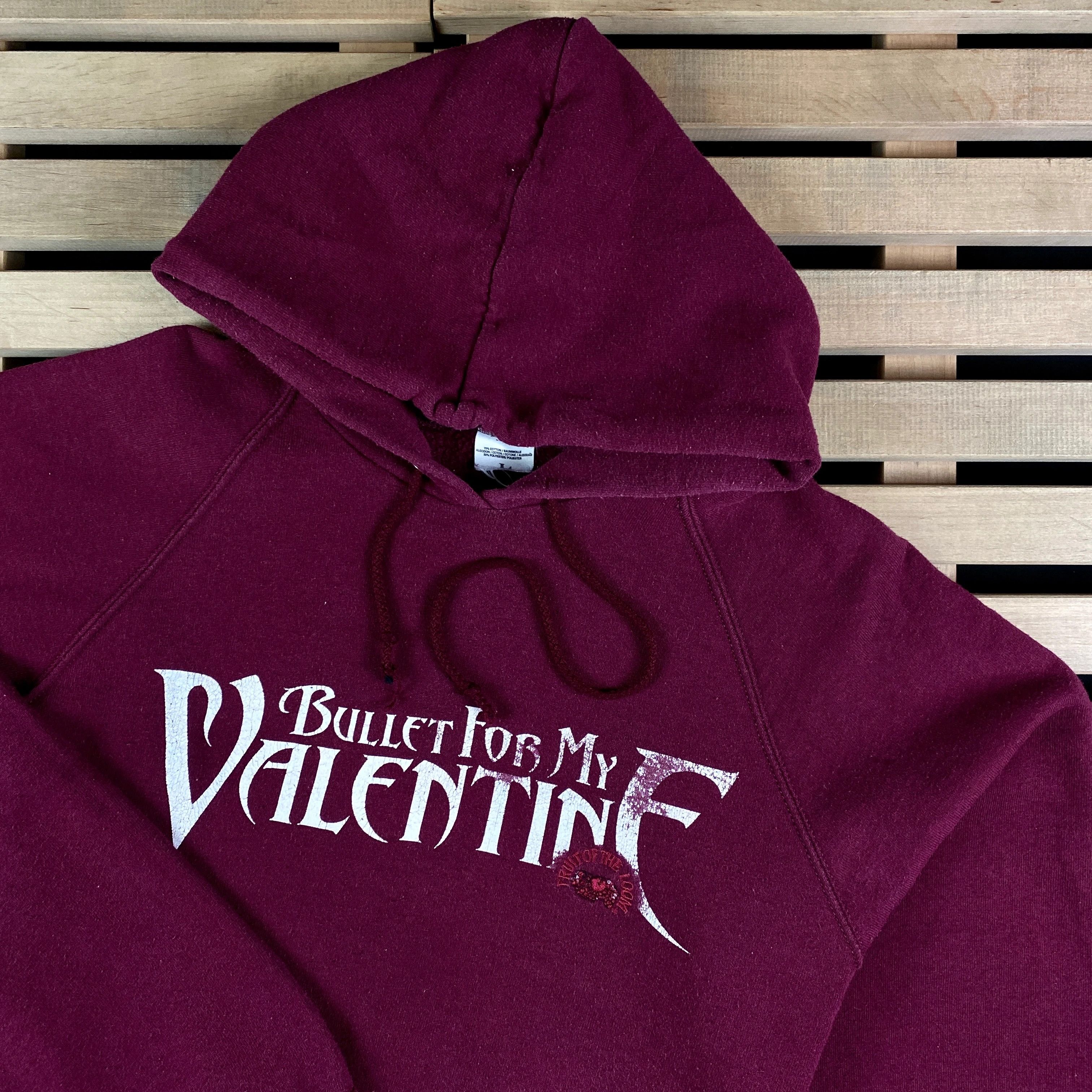 Band Tees × Vintage Mens Hoodies Bullet For My Valentine Size L Size US L / EU 52-54 / 3 - 2 Thumbnail