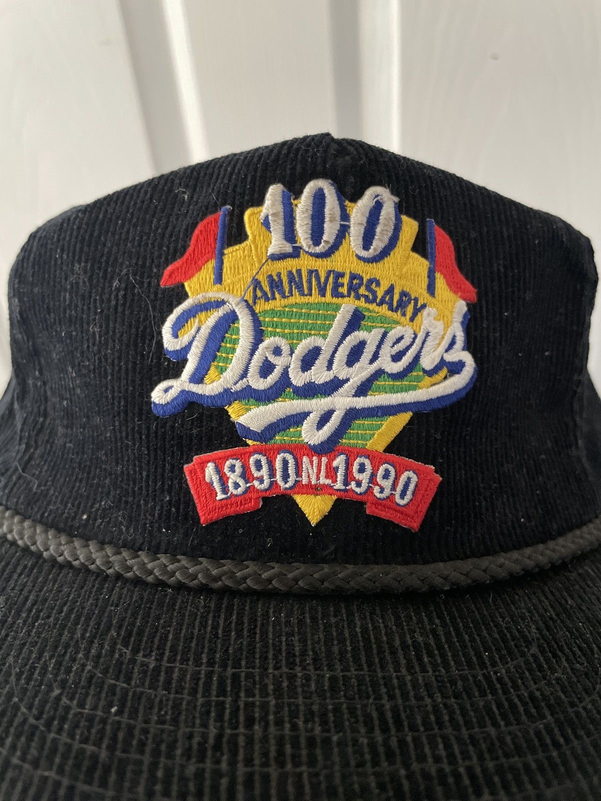 MLB Vintage LA Dodgers late 80’s corduroy hat Size ONE SIZE - 2 Thumbnail