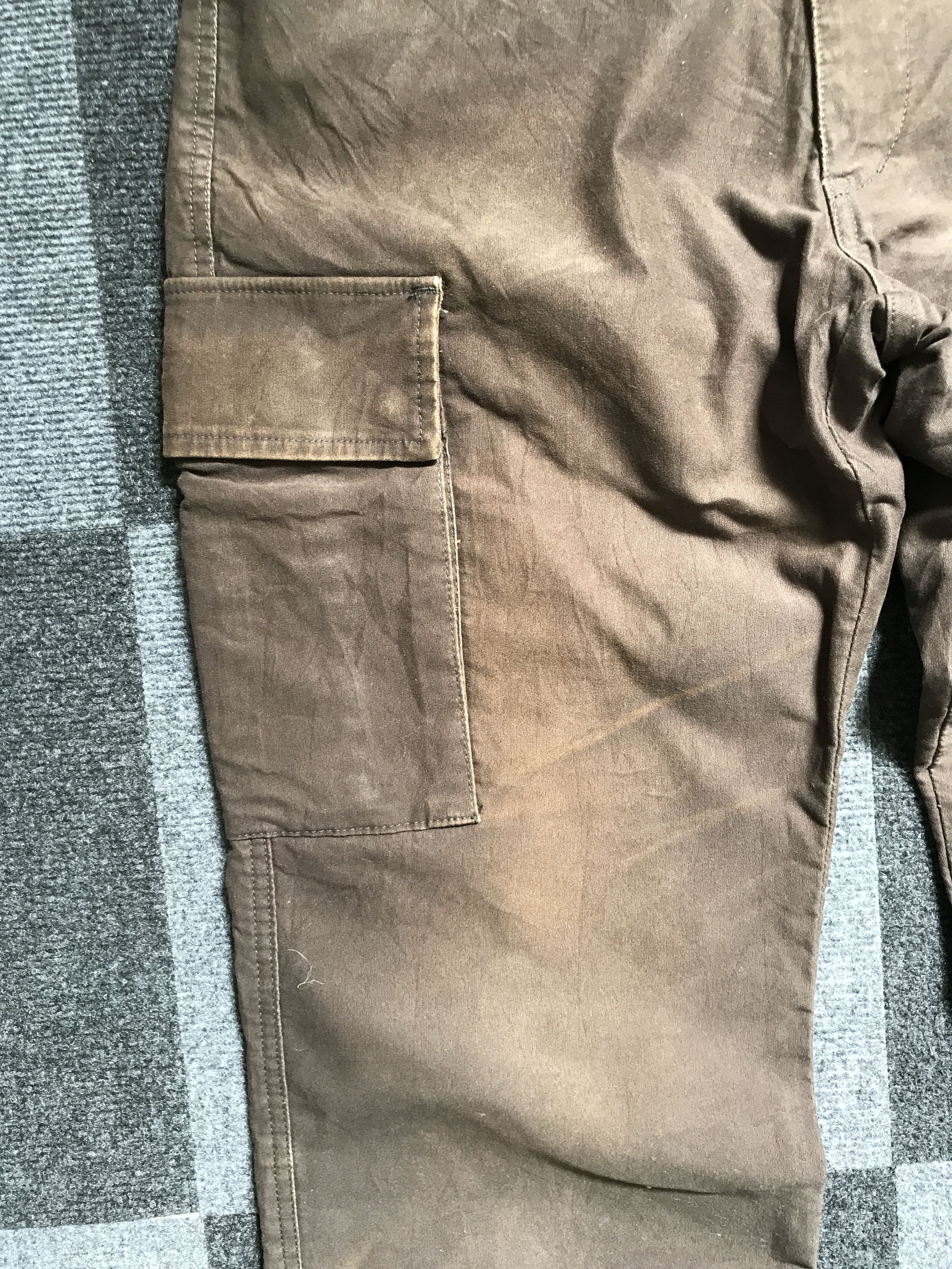 Japanese Brand CP133 295291 Rusty Faded Design Cargo Pant Size US 33 - 7 Thumbnail