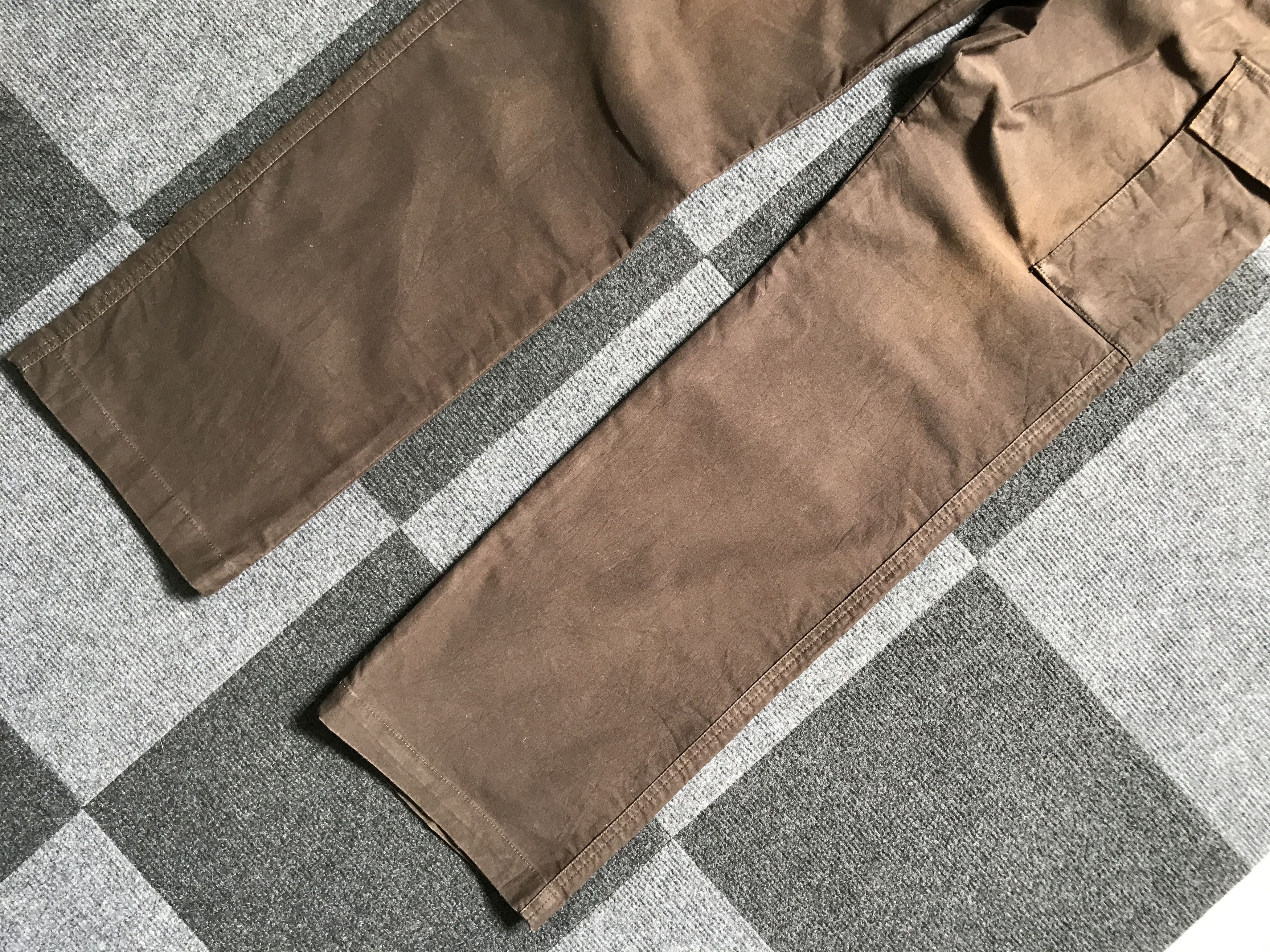 Japanese Brand CP133 295291 Rusty Faded Design Cargo Pant Size US 33 - 6 Thumbnail