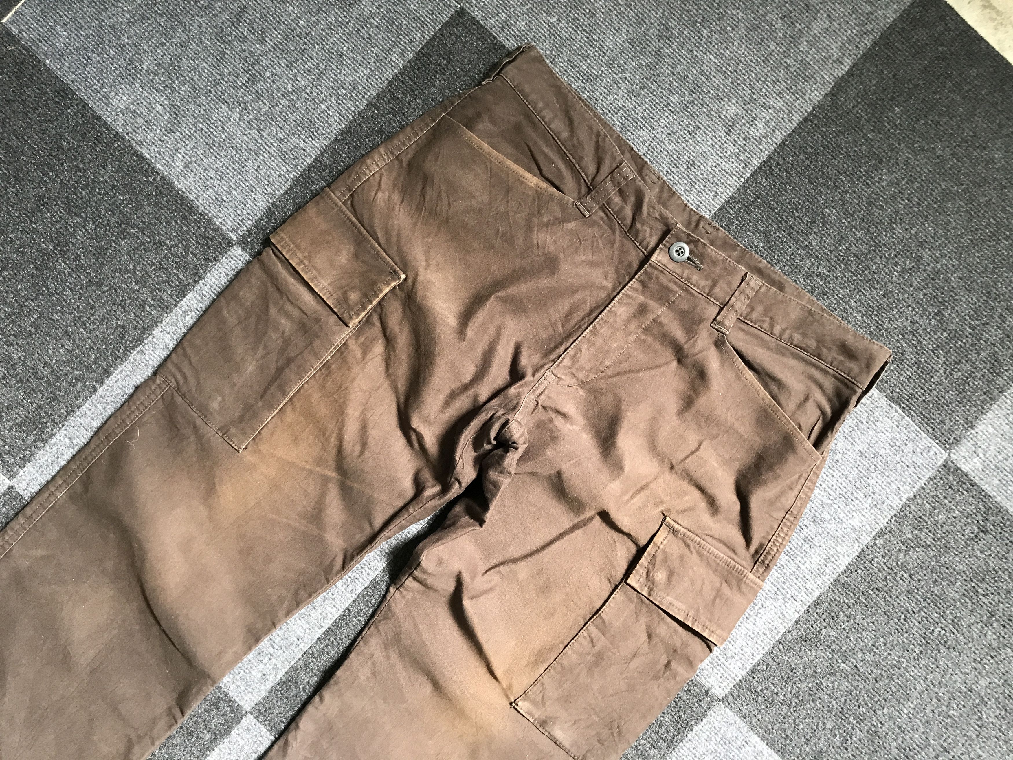 Japanese Brand CP133 295291 Rusty Faded Design Cargo Pant Size US 33 - 5 Thumbnail