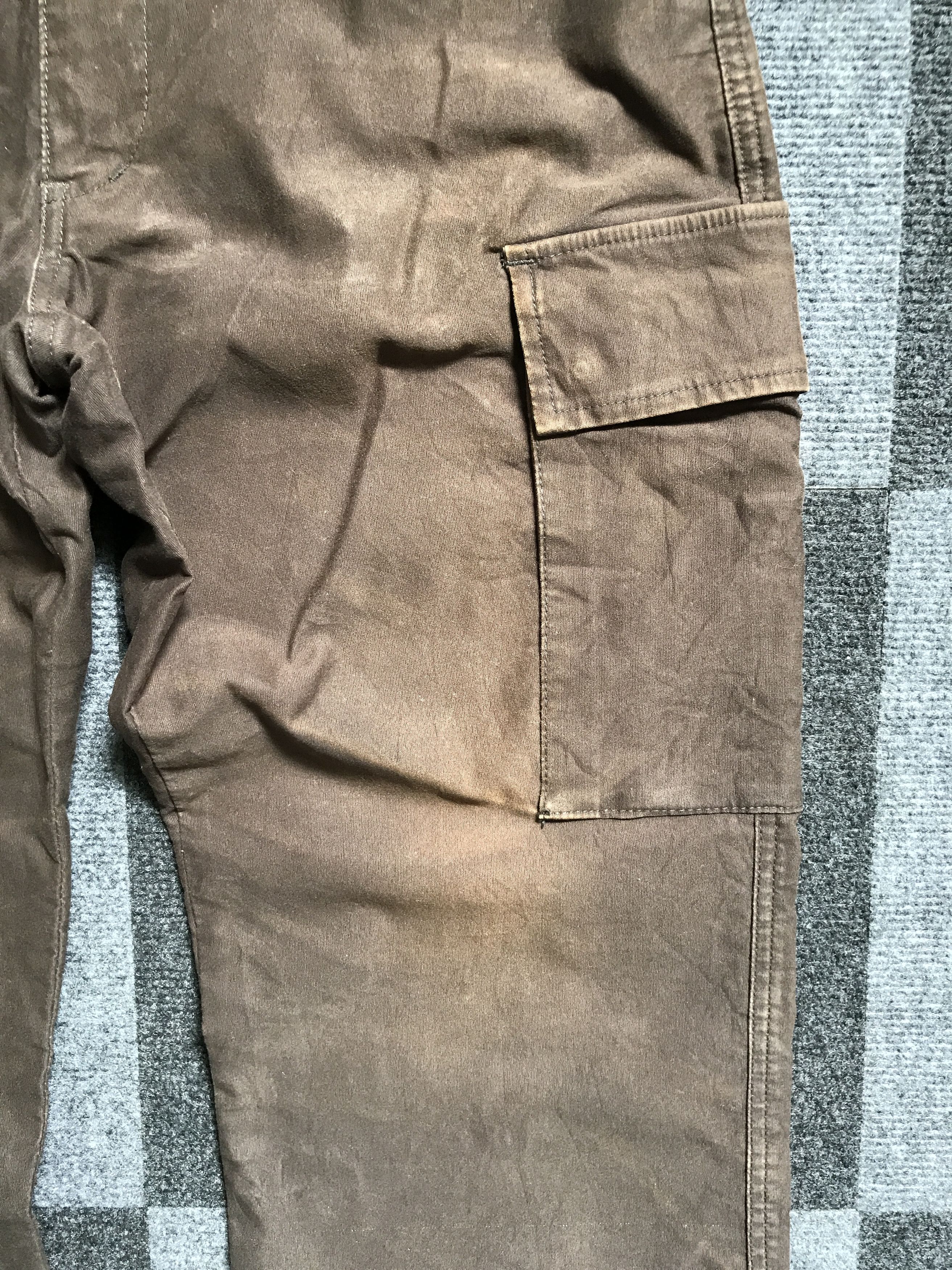 Japanese Brand CP133 295291 Rusty Faded Design Cargo Pant Size US 33 - 8 Thumbnail