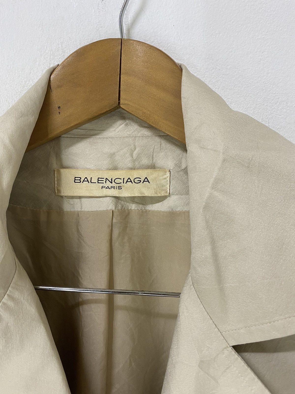 Balenciaga Balenciaga Double Breast Jacket silk Fashion Design Size L / US 10 / IT 46 - 3 Thumbnail