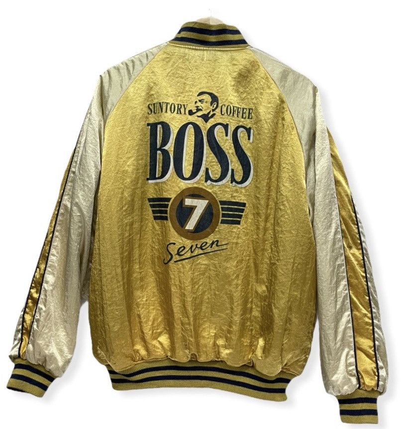 Vintage 💥VERY RARE🔥 BOSS COFFEE Reversible Jumper Bomber Jacket Size US M / EU 48-50 / 2 - 2 Thumbnail