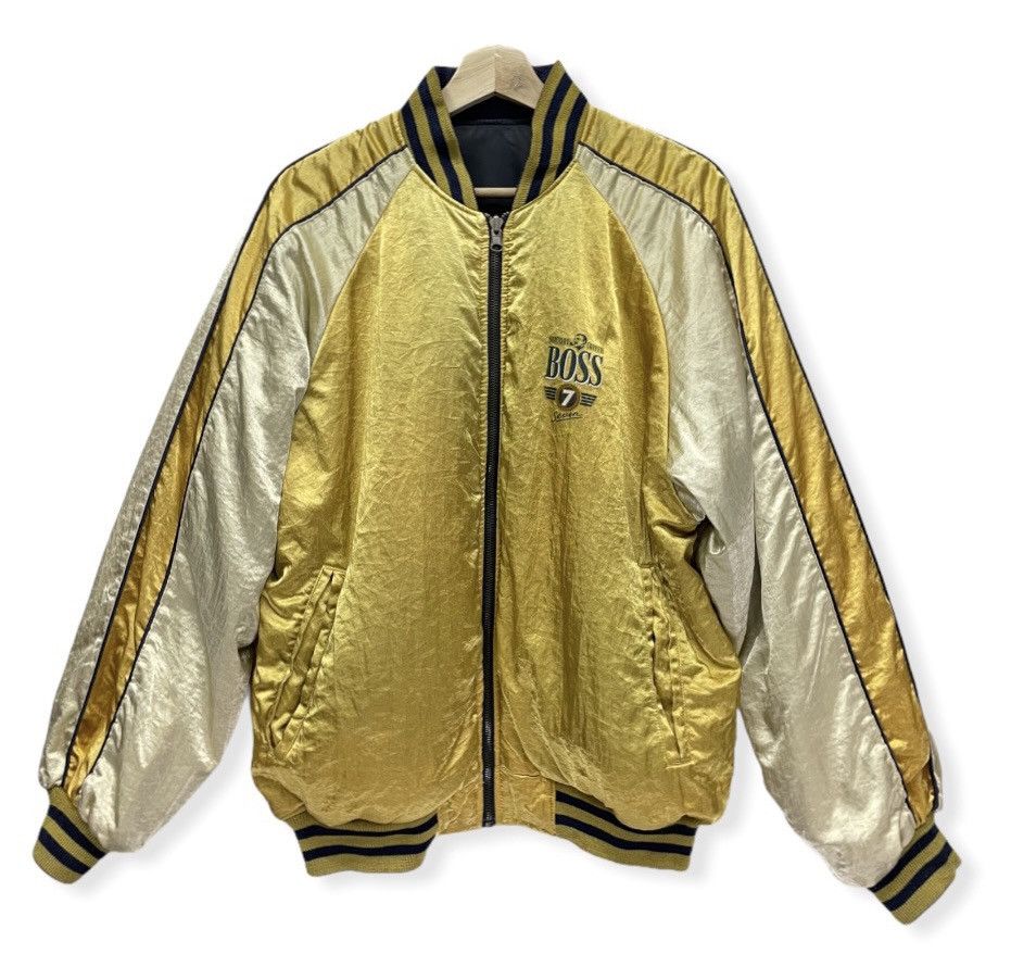 Vintage 💥VERY RARE🔥 BOSS COFFEE Reversible Jumper Bomber Jacket Size US M / EU 48-50 / 2 - 5 Thumbnail