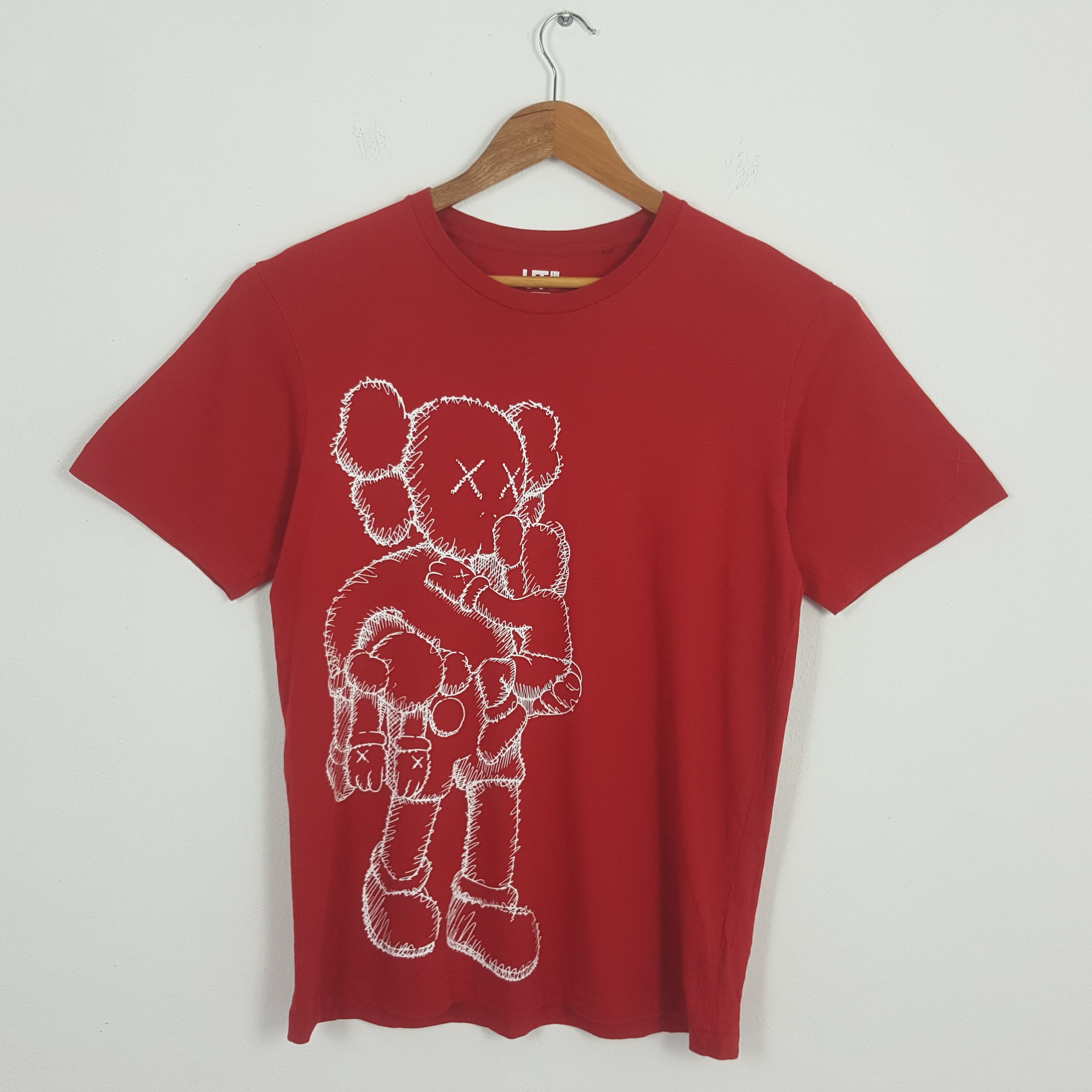 Japanese Brand × Kaws × Vintage Vintage KAWS X Japanese Brand Mascot T ...