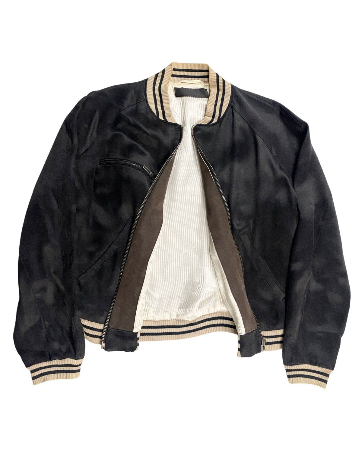 Haider Ackermann RARE GRAIL OG SS15 amorpha satin jacket in