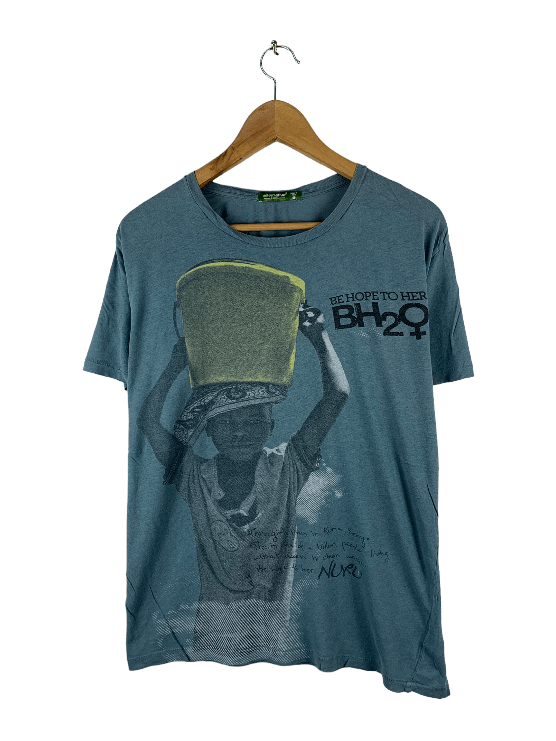 Vintage 🔥Alternative Earth Be Hope To Her Big Potrait Tee Size US L / EU 52-54 / 3 - 1 Thumbnail