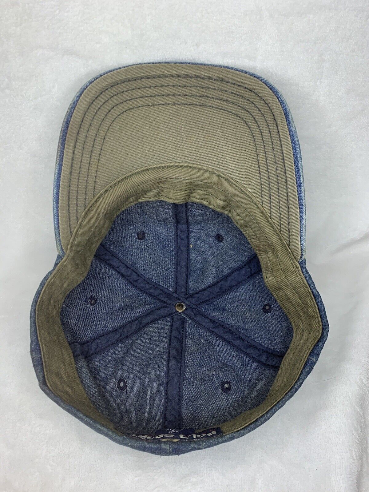 Polo Ralph Lauren Vintage Polo Ralph Lauren Sport Fitted Denim Cap Size 36 - 6 Thumbnail